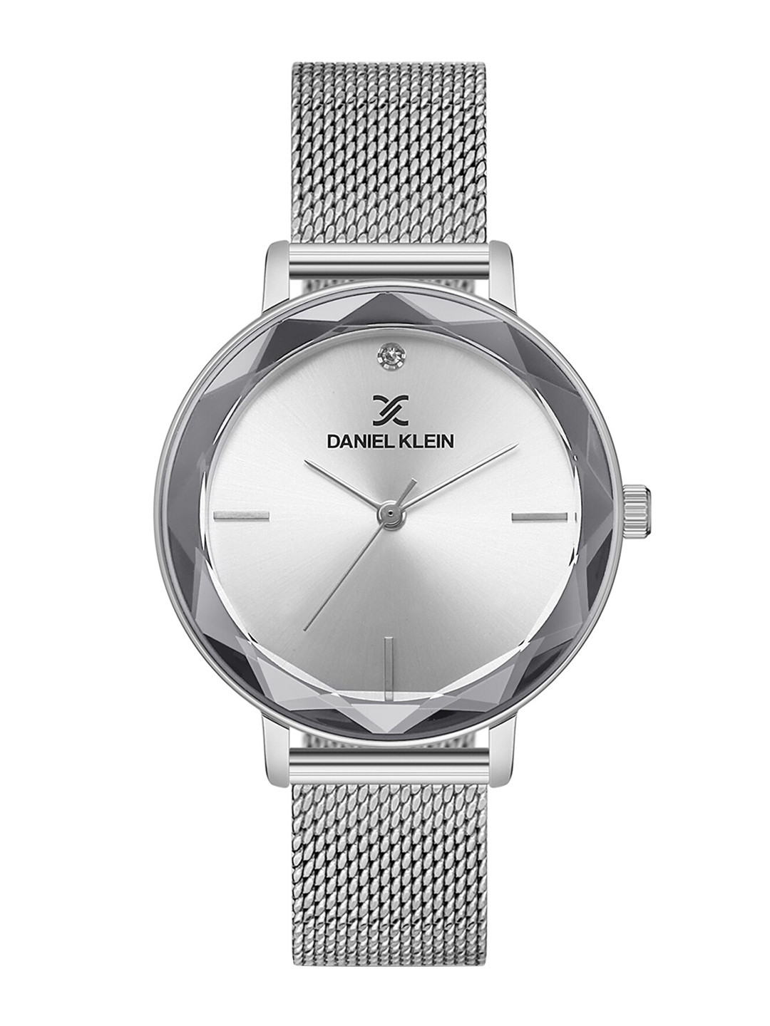 

Daniel Klein Women Silver-Toned Dial & Silver Toned Bracelet Style Straps Analogue Watch DK 1 13186-1