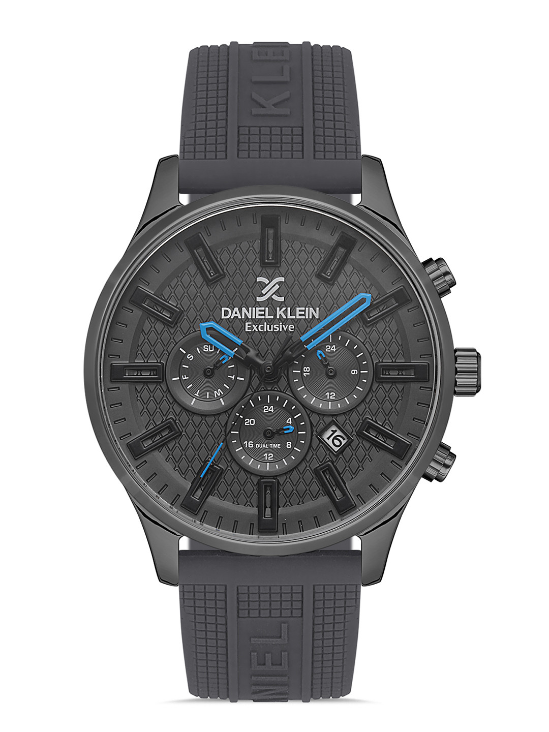 

Daniel Klein Men Black Dial & Grey Straps Analogue Watch DK 1 13171-4
