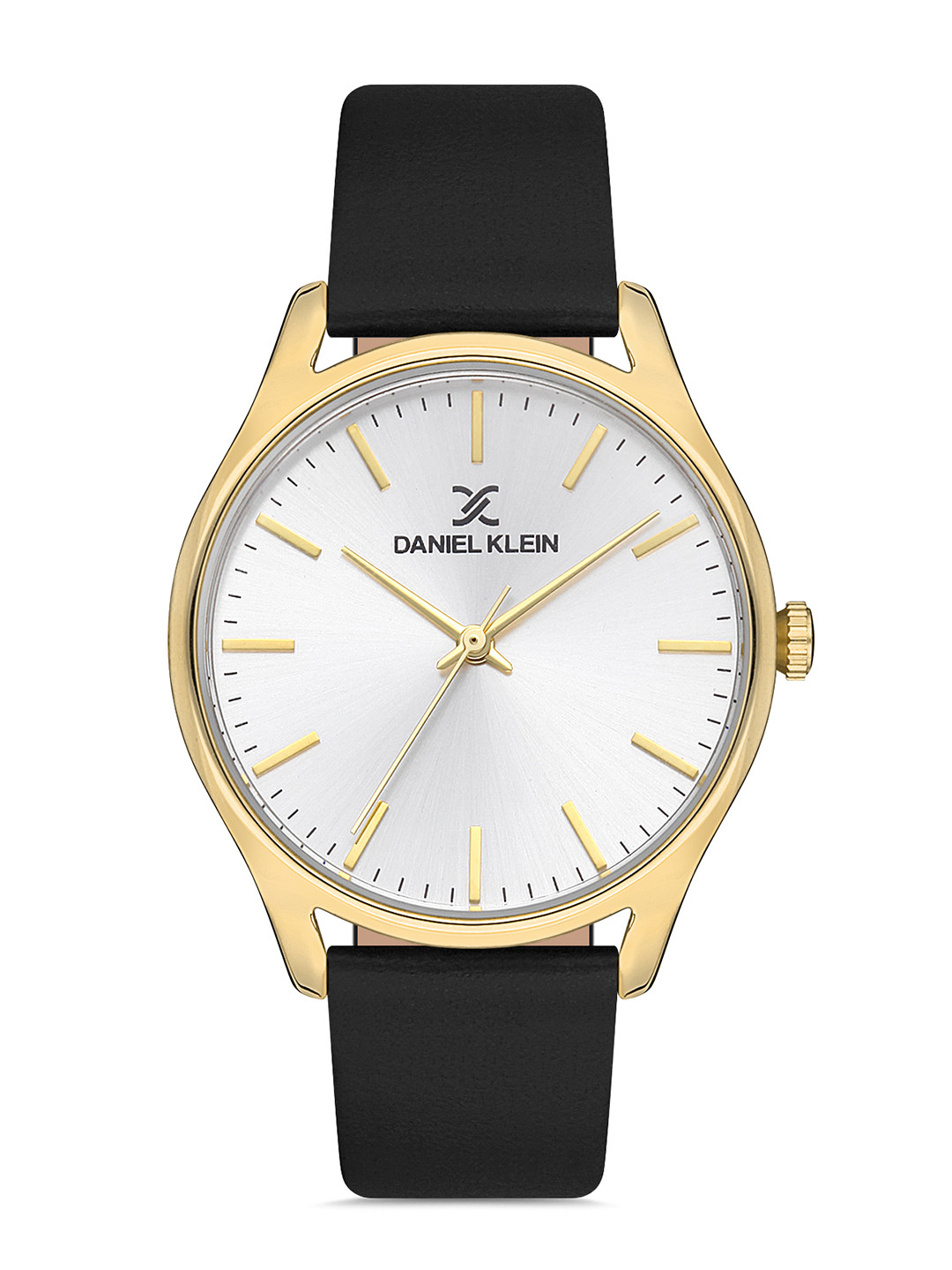 

Daniel Klein Women Gold-Toned Dial & Black Leather Straps Analogue Watch