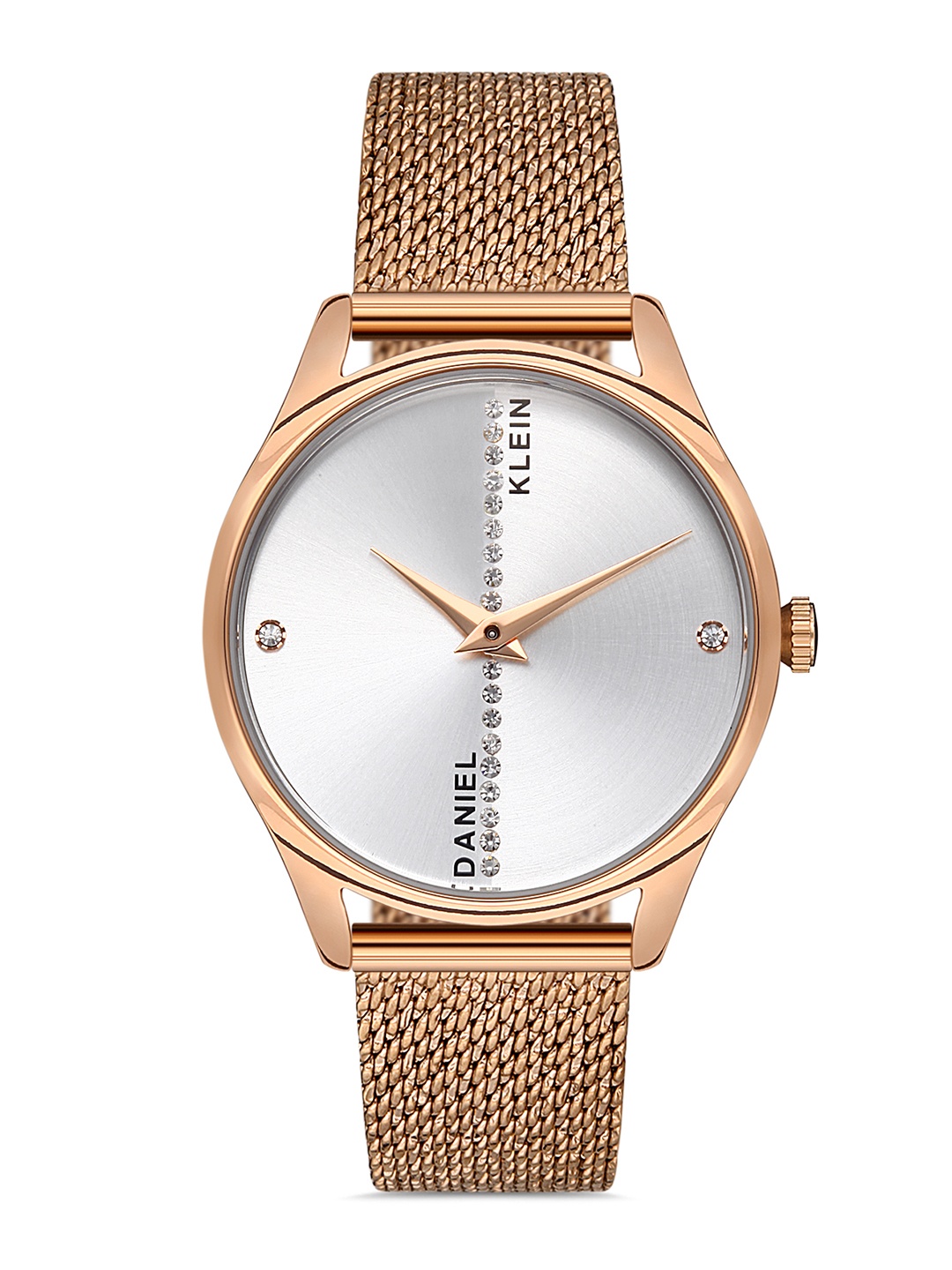 

Daniel Klein Women Embellished Dial & Rose Gold Toned Analogue Watch, Pink