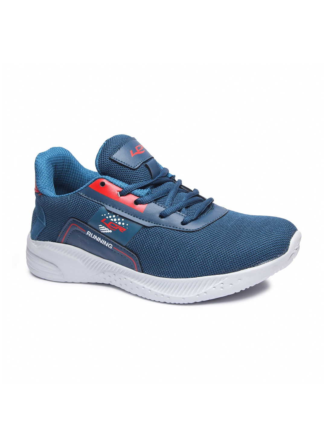

Lancer Men Blue Textile Running Non-Marking Sports Shoes