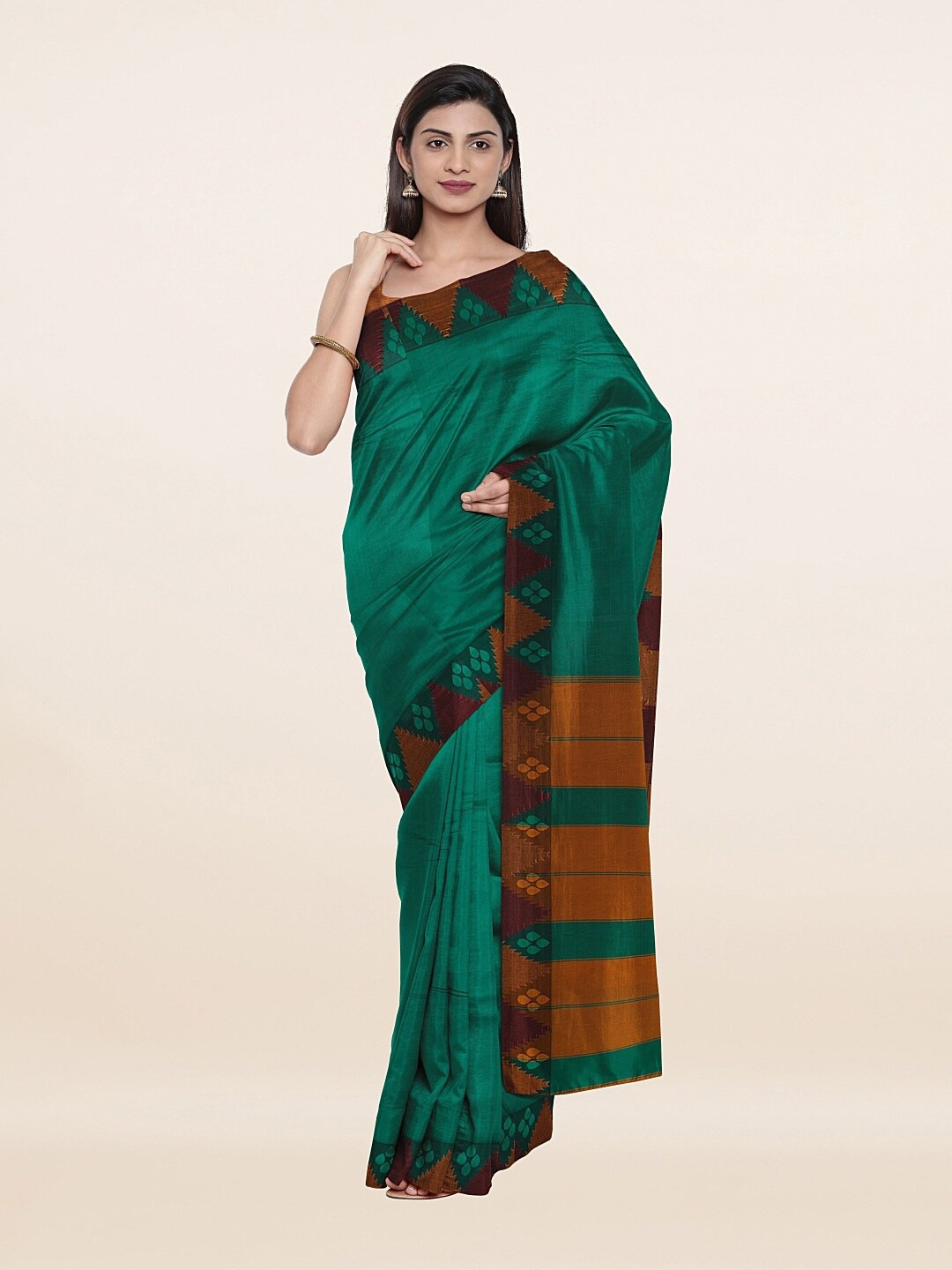 

Pothys Green Art Silk Saree
