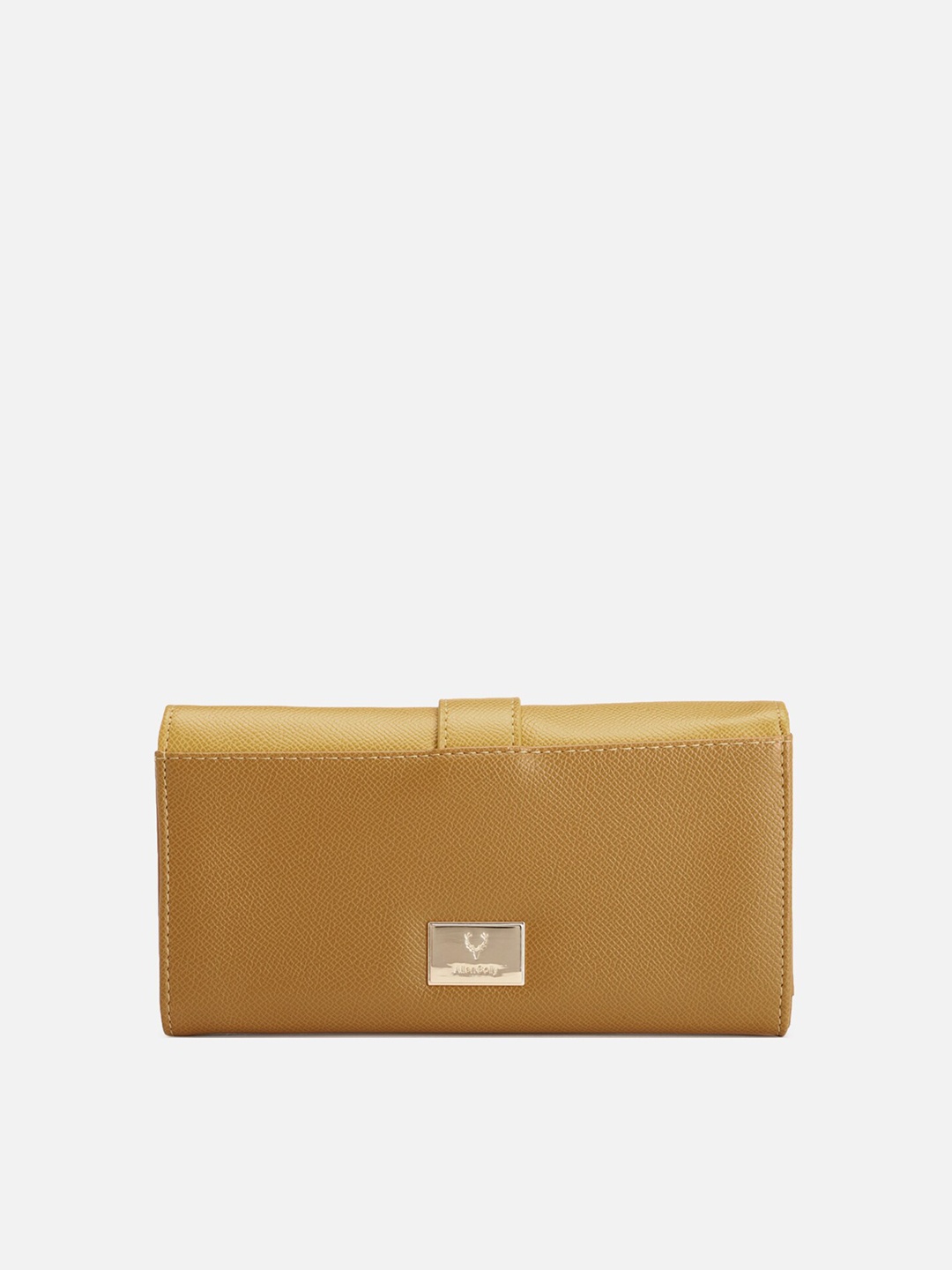 

Allen Solly Women Yellow Woven Design PU Two Fold Wallet