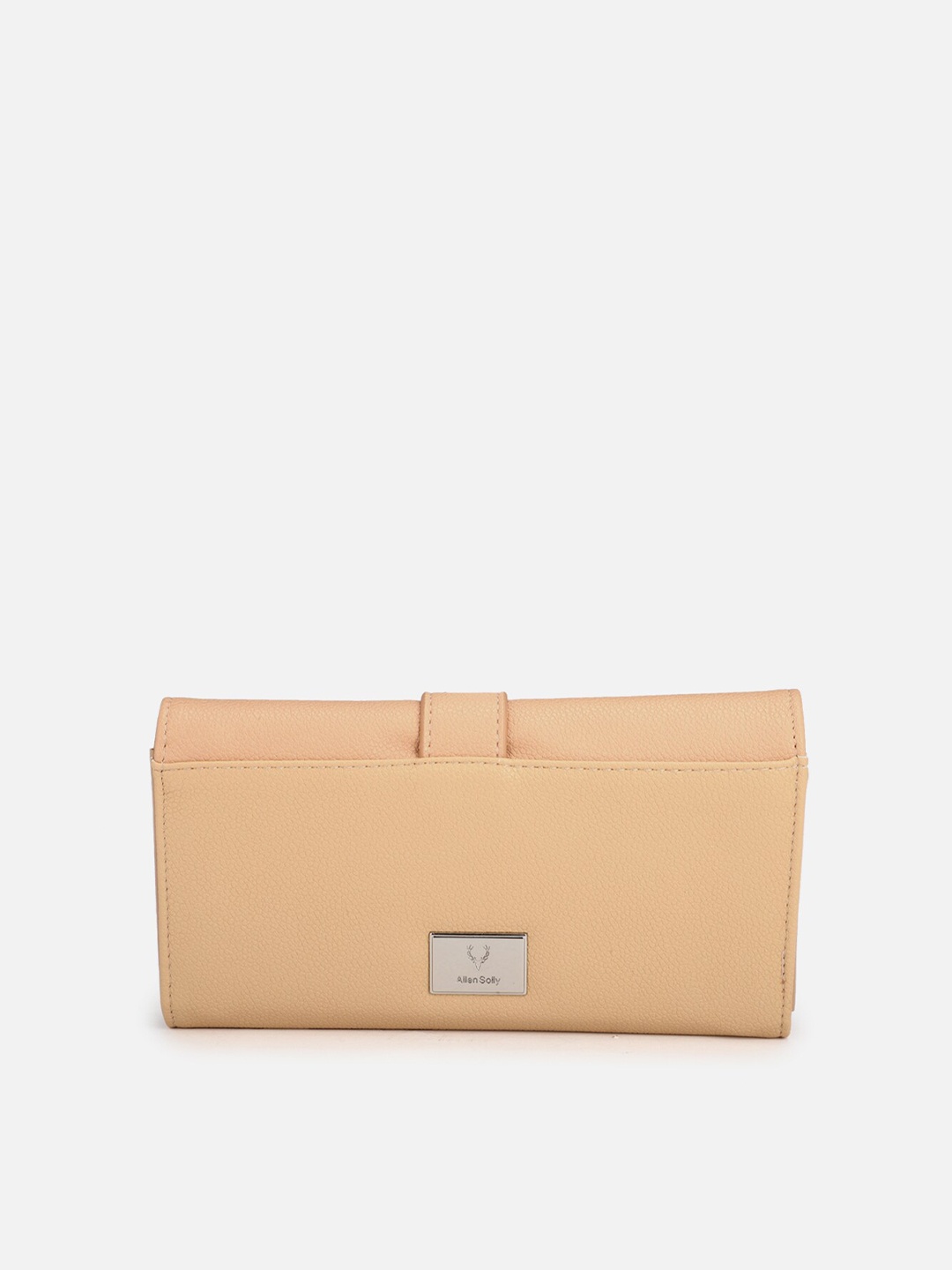 

Allen Solly Peach-Coloured Zip Detail PU Envelope