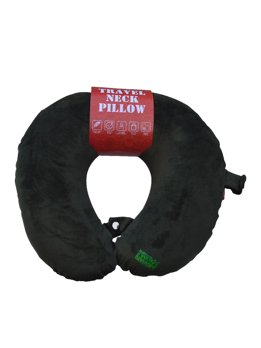 

Marvel Boys Green Solid Travel Neck Pillow