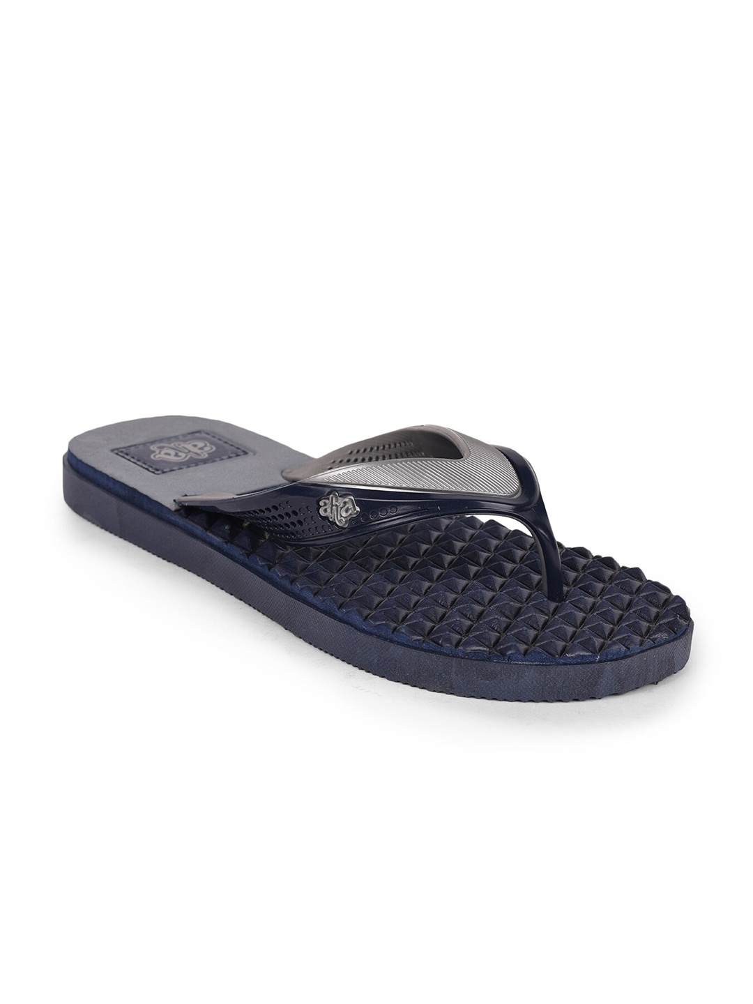 

Liberty Men Blue & Grey Colourblocked Room Slippers