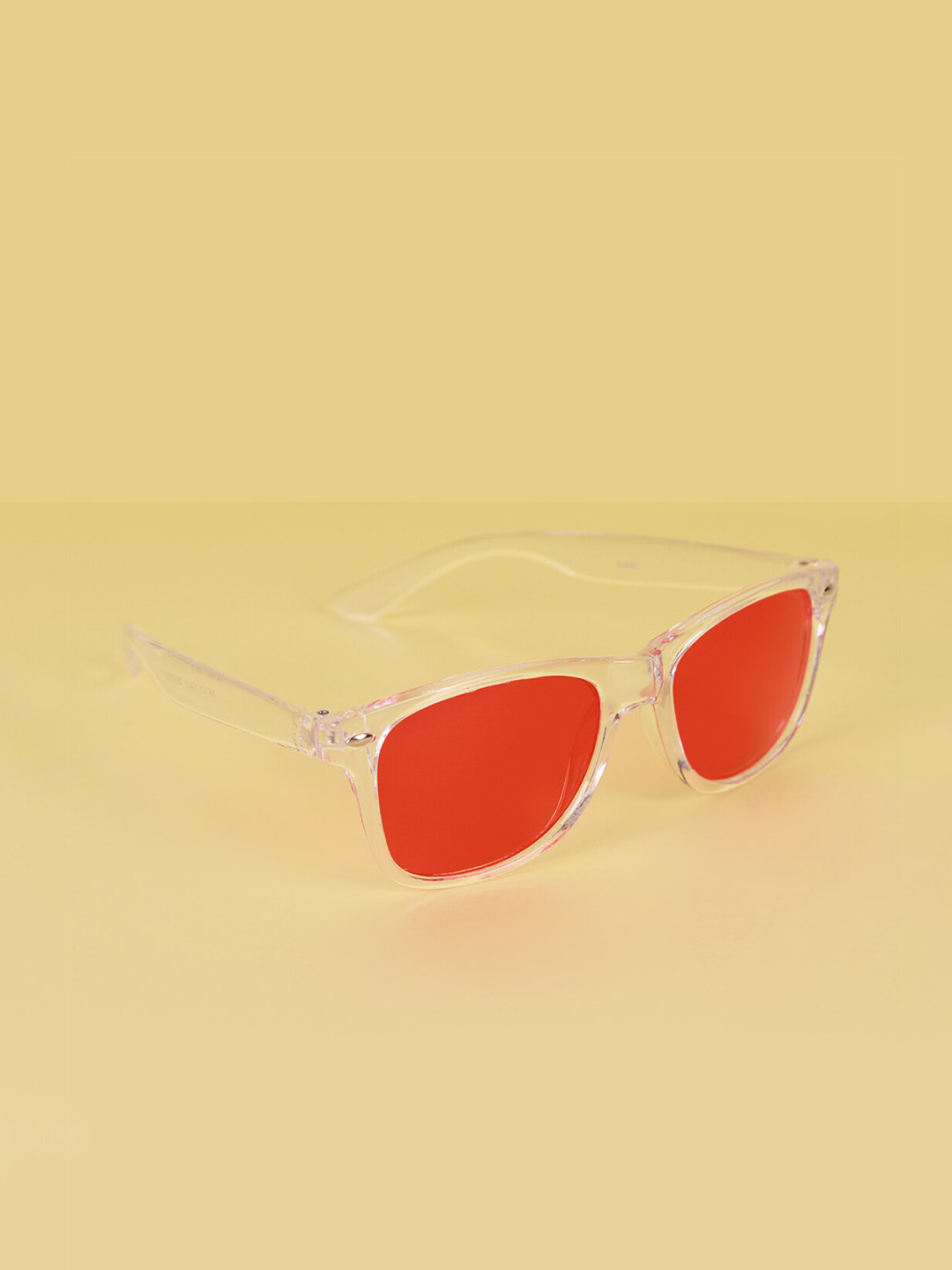 

DukieKooky Kids Red Lens & Transparent Sunglass with UV Protected Lens-DKSG345d