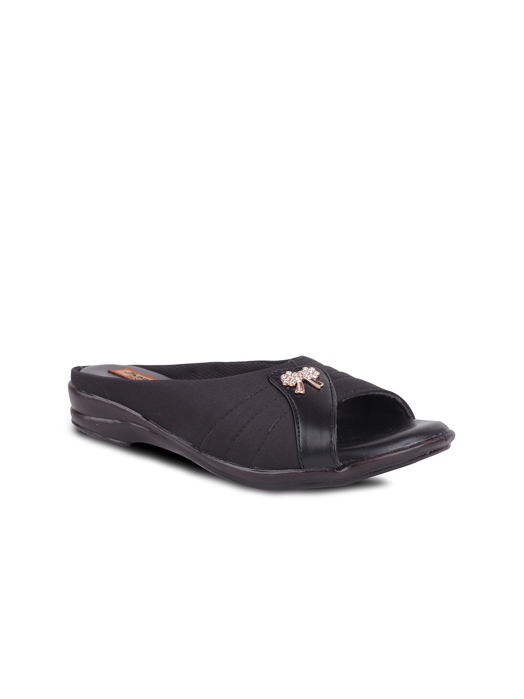 

FABBMATE Women Purple Open Toe Flats