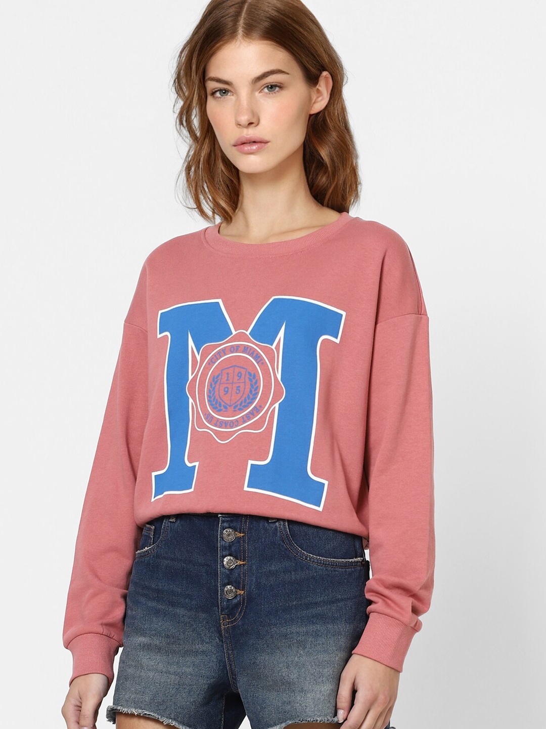 

ONLY Women Rose Printed Sweatshirt