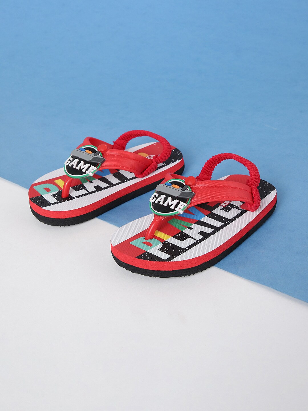 

max Boys Grey & Red Comfort Sandals