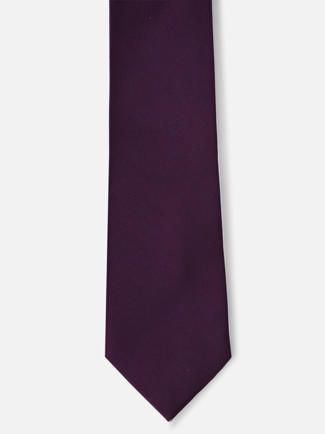 

Van Heusen Men Purple & Black Solid Broad Tie