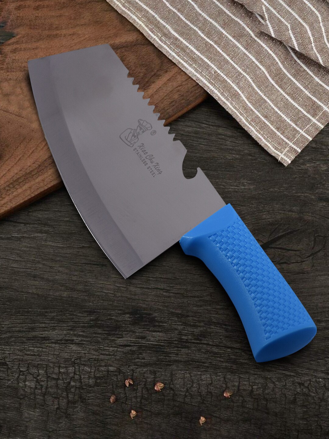 

Gallery99 Blue Solid Stainless Steel Vegetable Cutting Knife