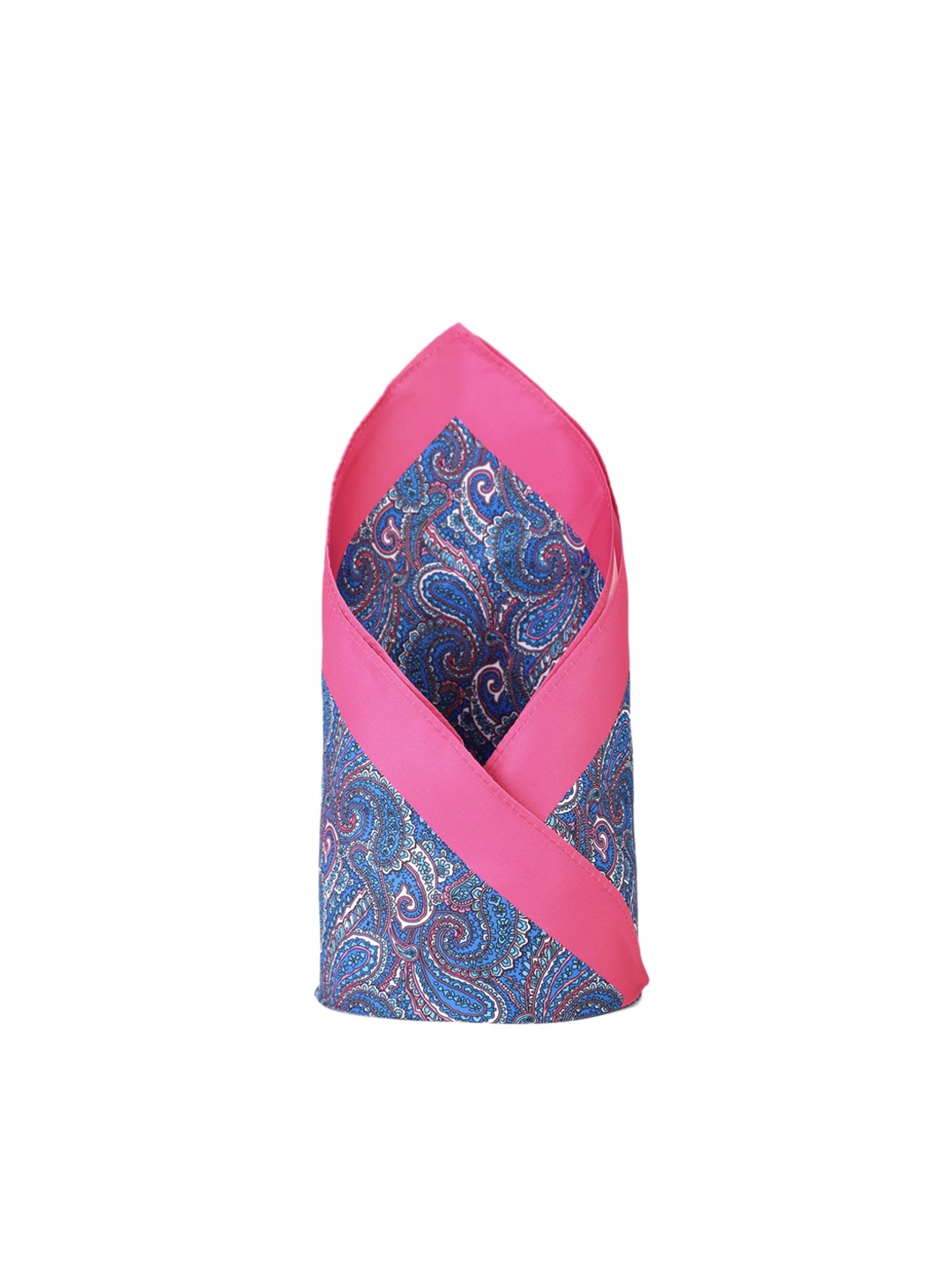 

Allen Solly Men Blue & Pink Printed Pocket Square