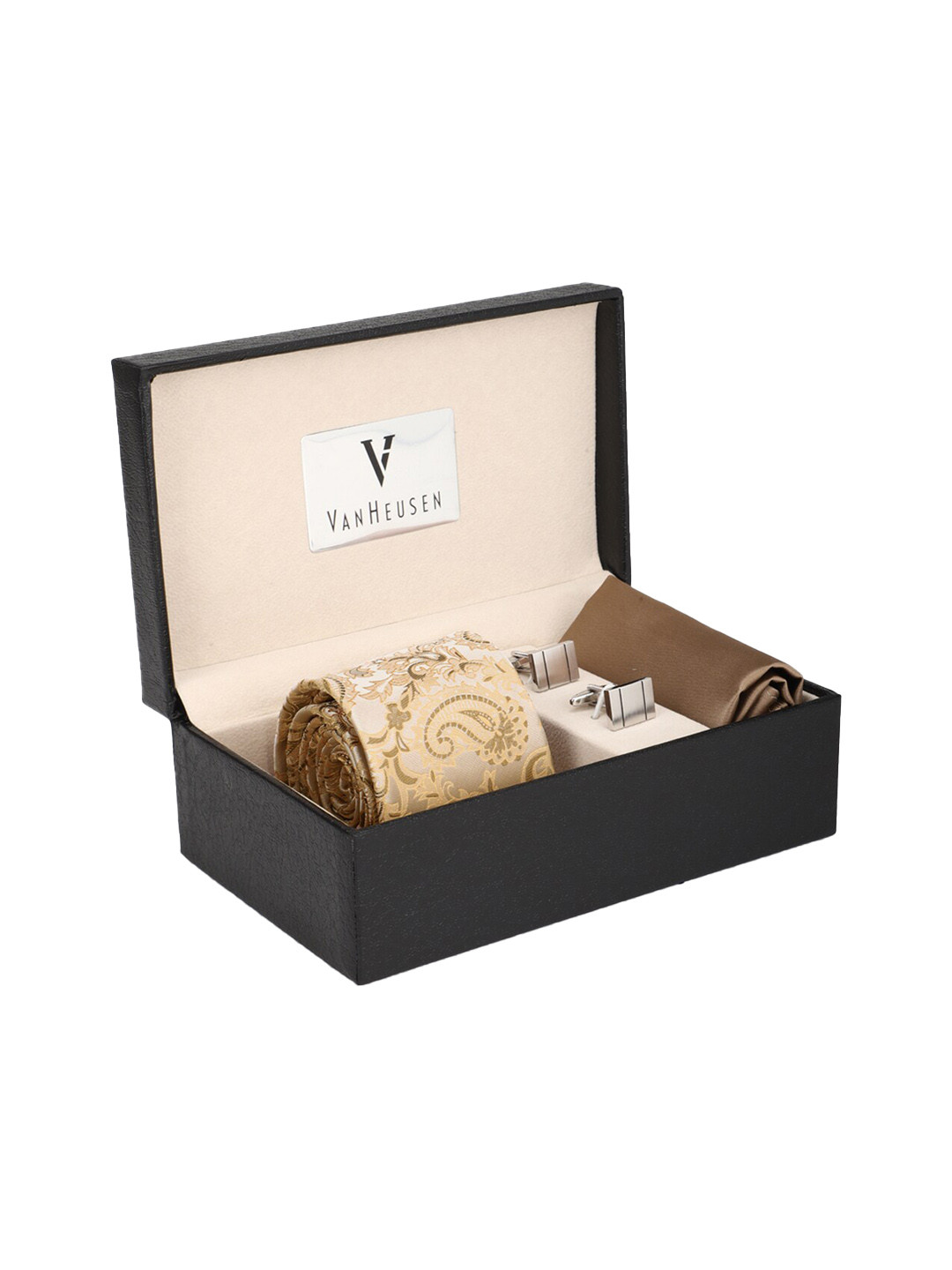 

Van Heusen Men Beige Accessory Gift Set