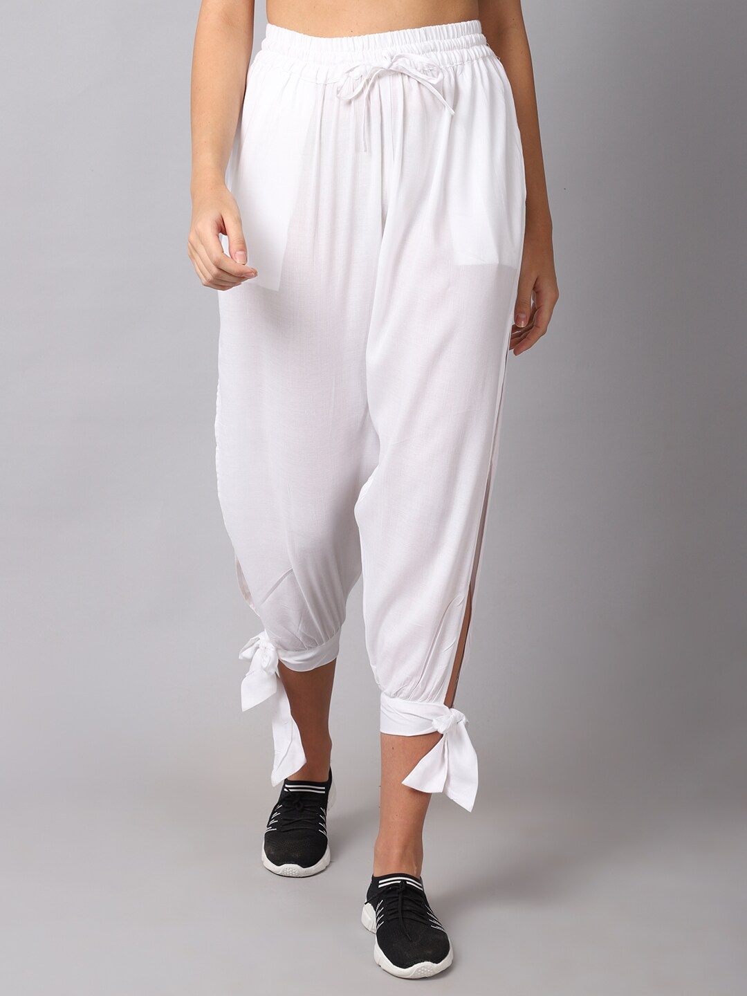 

TAG 7 Women White Palazzos