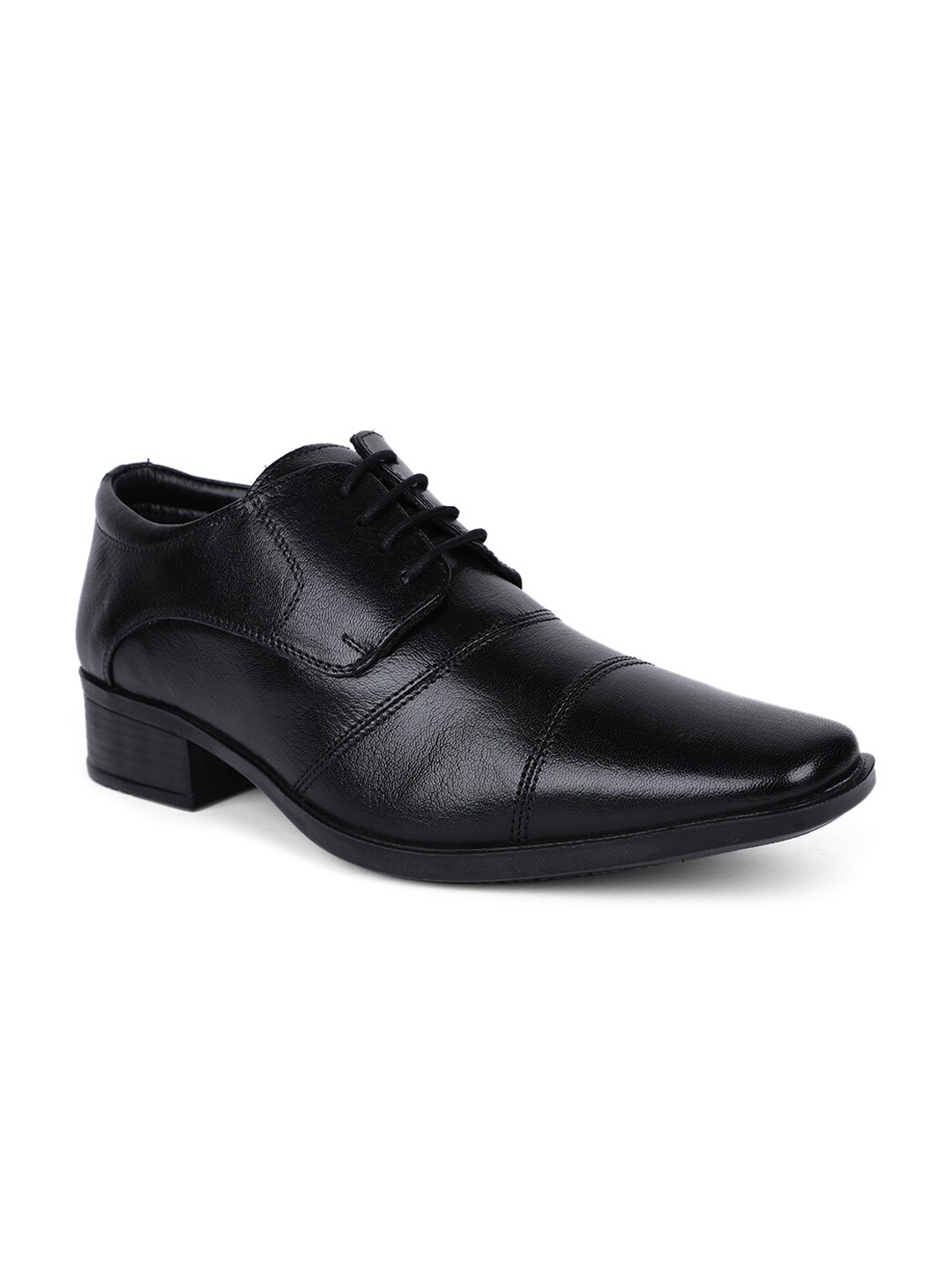 

Hush Puppies Men Black Solid Formal Derbys