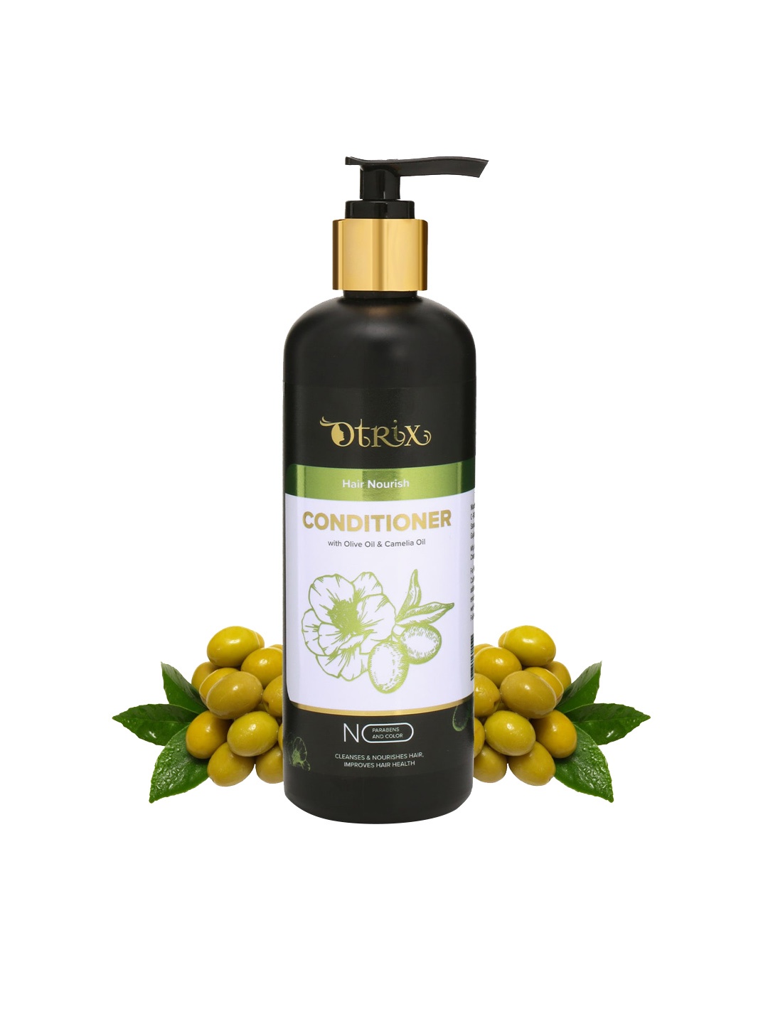 

Otrix Hair Nourish Conditioner with Olive Oil & Camelia Oil - 300ml, Green