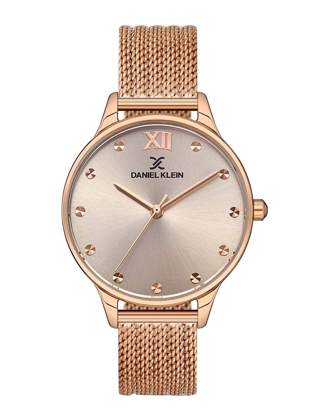 

Daniel Klein Women Pink Dial & Rose Gold Toned Analogue Watch DK.1.13042-4-Pink