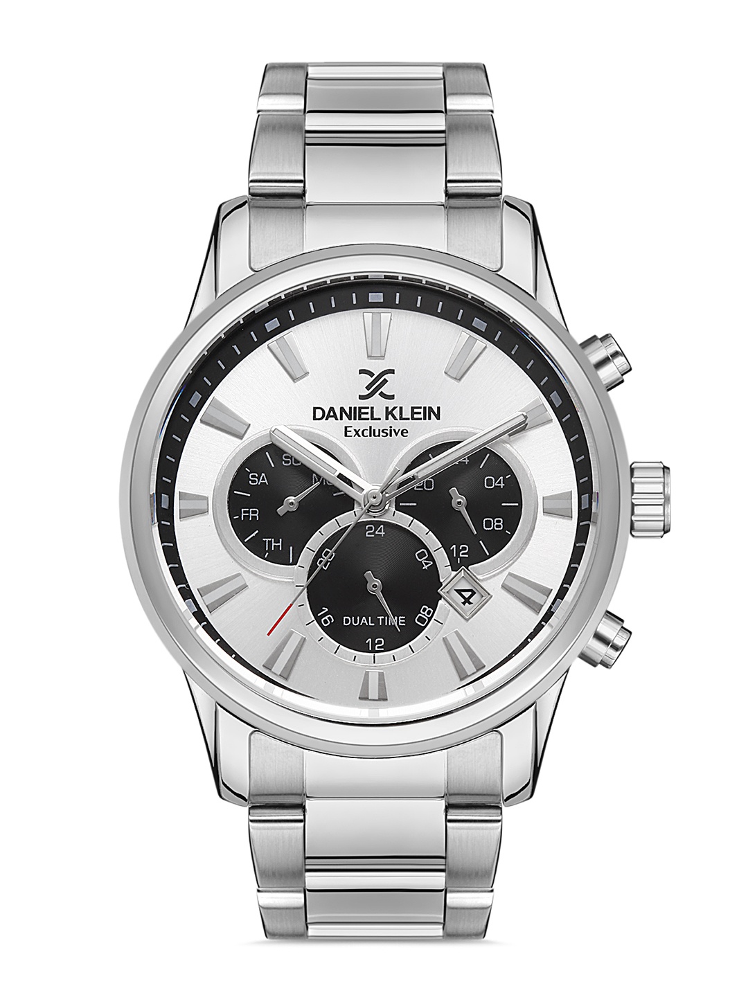 

Daniel Klein Men Silver-Toned Dial & Silver Toned Stainless Steel Bracelet Style Straps Analogue Watch