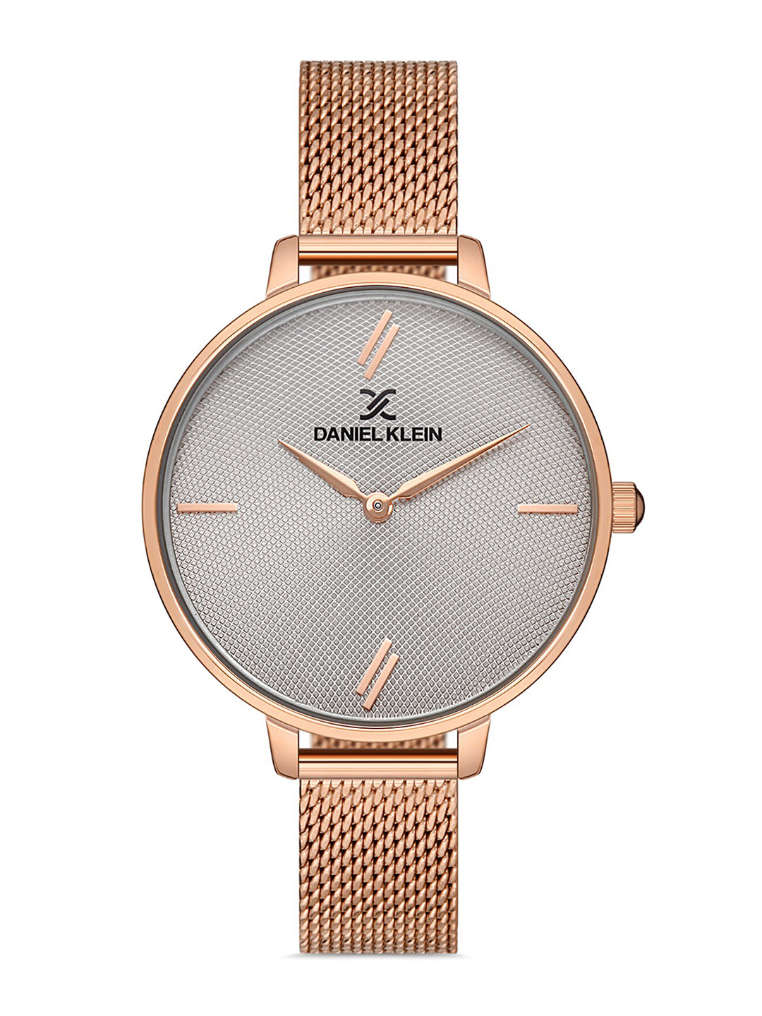 

Daniel Klein Women Pink Dial & Rose Gold Toned Bracelet Style Straps Analogue Watch DK 1 13159-3