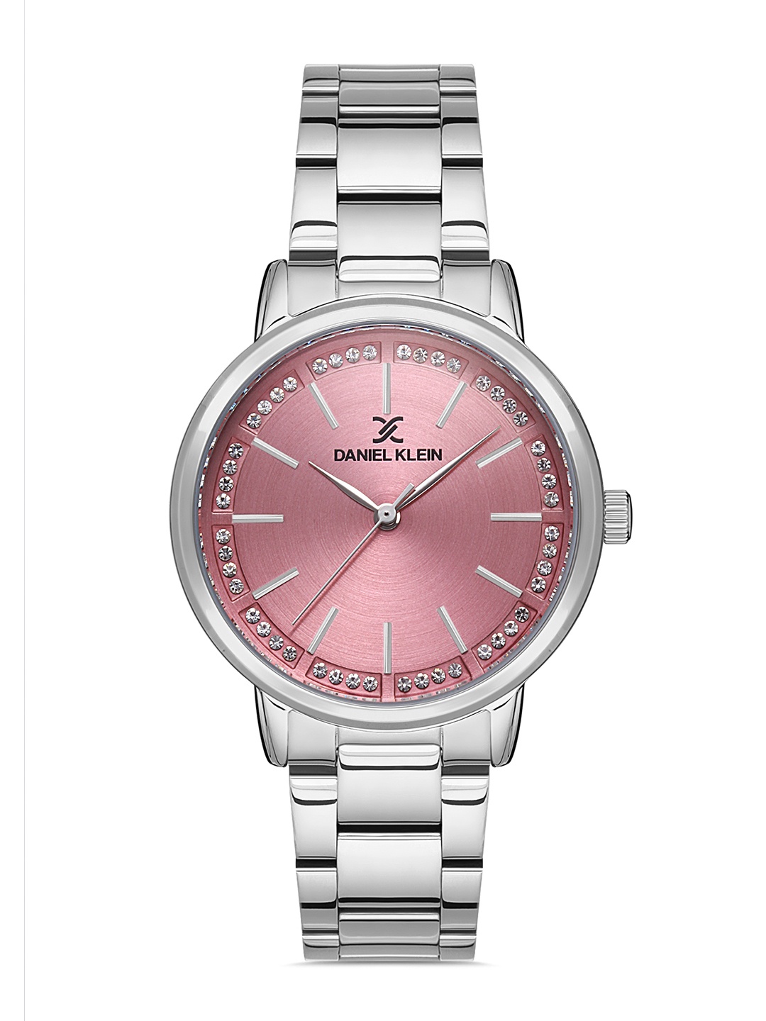 

Daniel Klein Women Silver-Toned Dial & Silver Toned Stainless Steel Bracelet Style Straps Analogue Watch K 1 13048-6