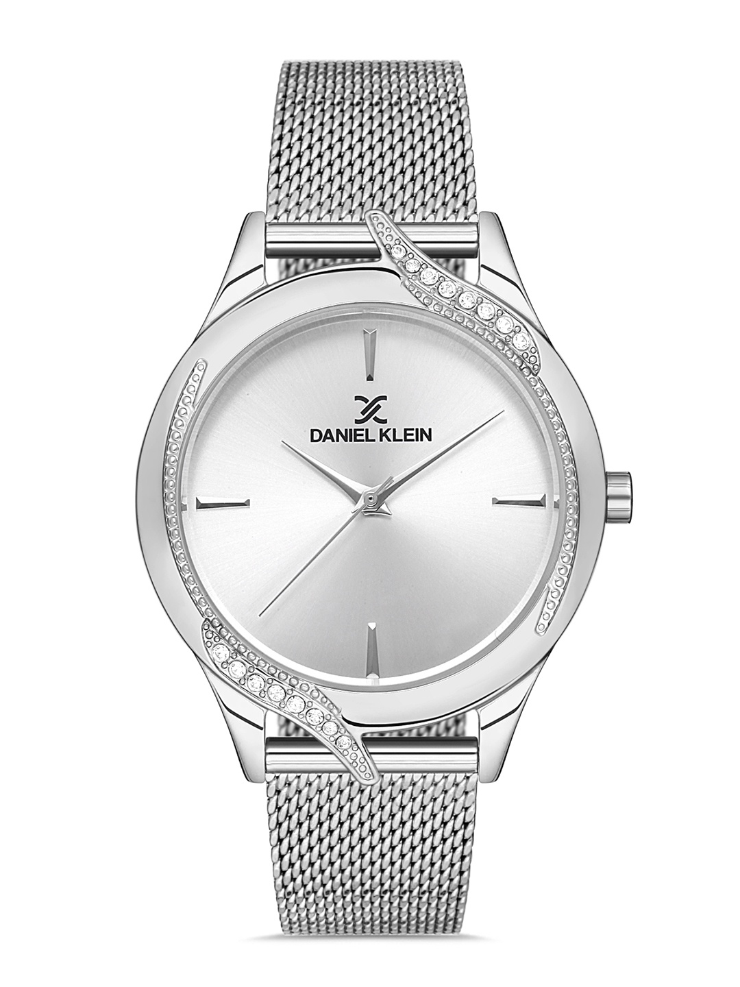 

Daniel Klein Women Silver-Toned Dial & Silver Toned Analogue Watch DK.1.13121-1-Silver