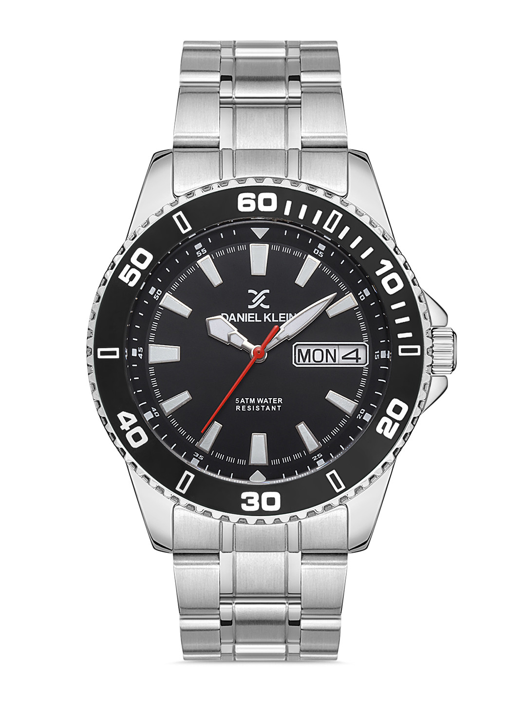 

Daniel Klein Men Black Dial & Silver Toned Analogue Watch DK.1.13075-2-Black