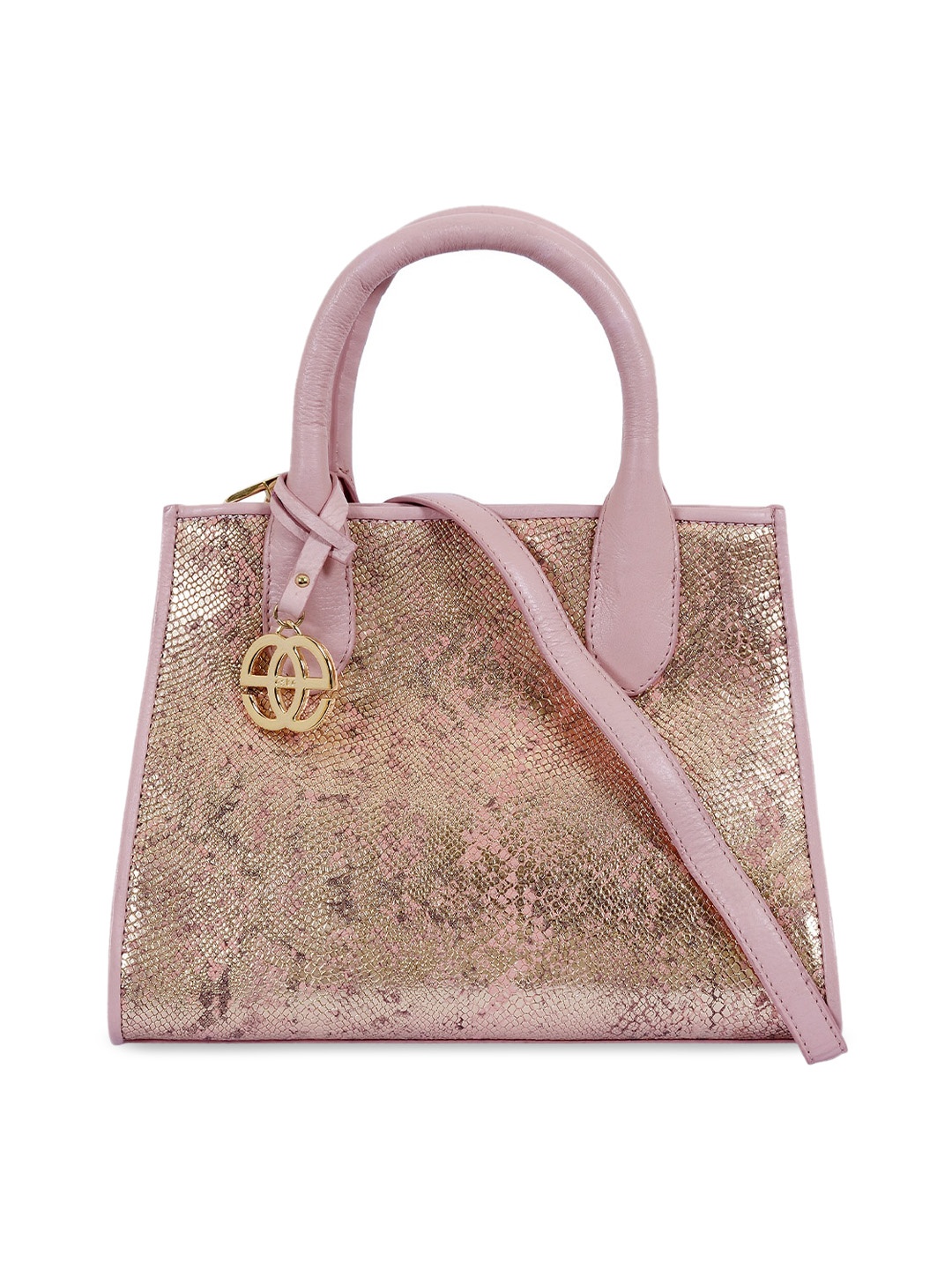 

Eske Rose Leather Structured Handheld Bag