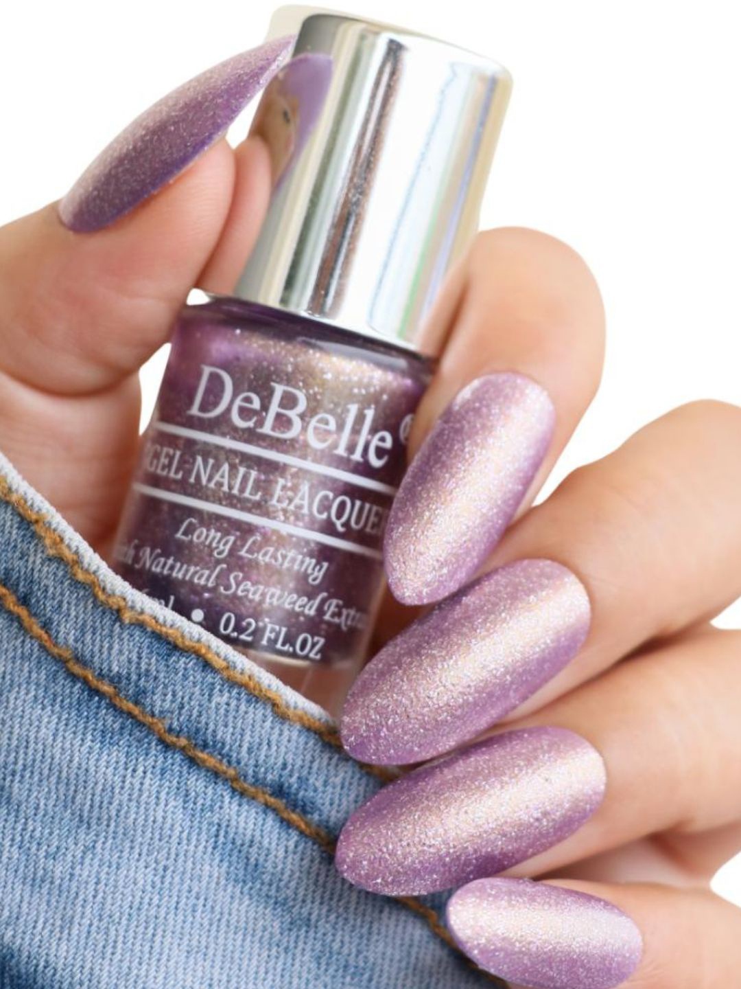 

DeBelle Long Lasting Gel Nail Lacquer with Seaweed Extract - Dainty Diana 6 ml, Purple