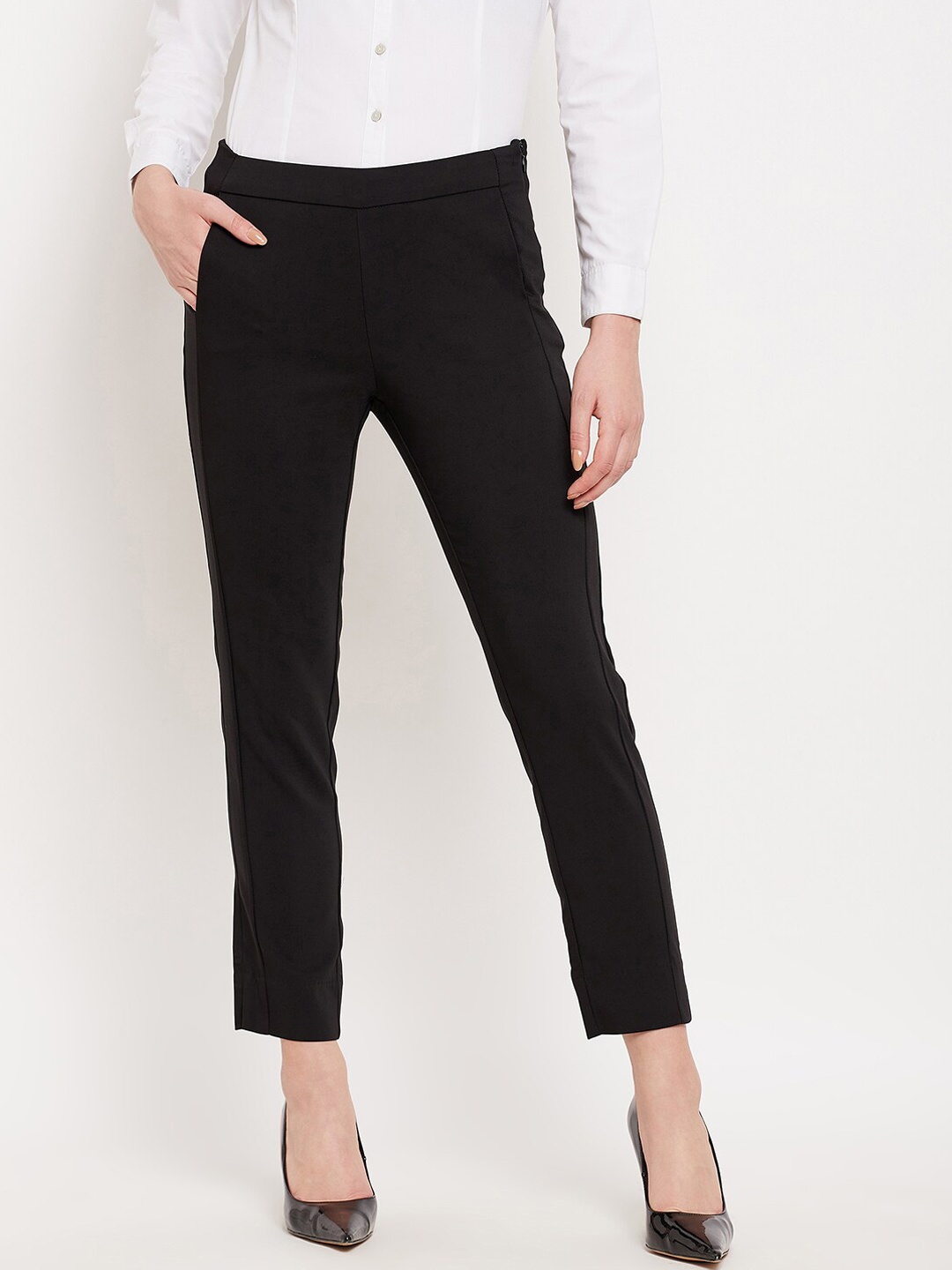 

Madame Women Black Trousers