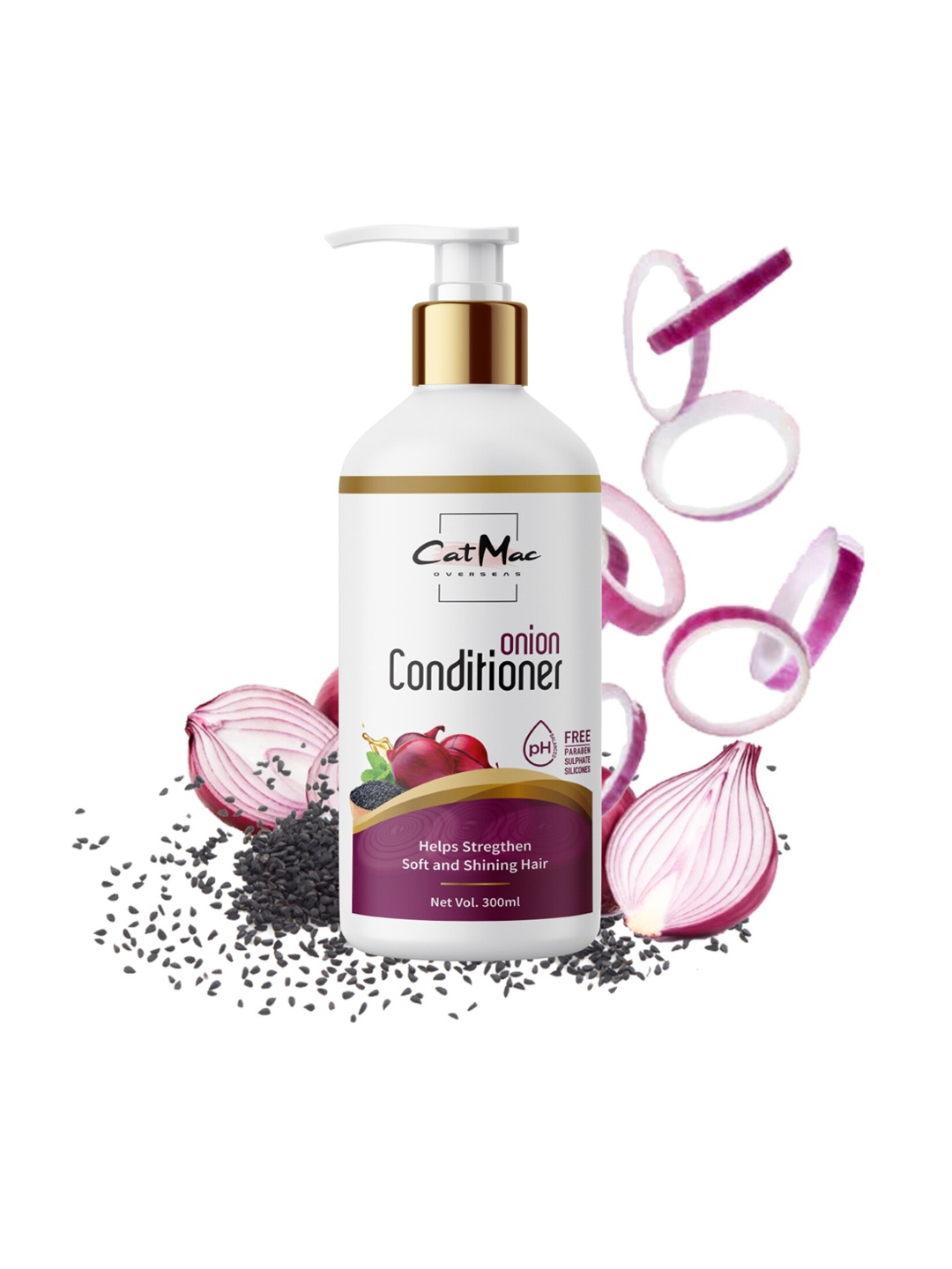 

CatMac Onion Conditioner for Shining Hair - 300 ml, White