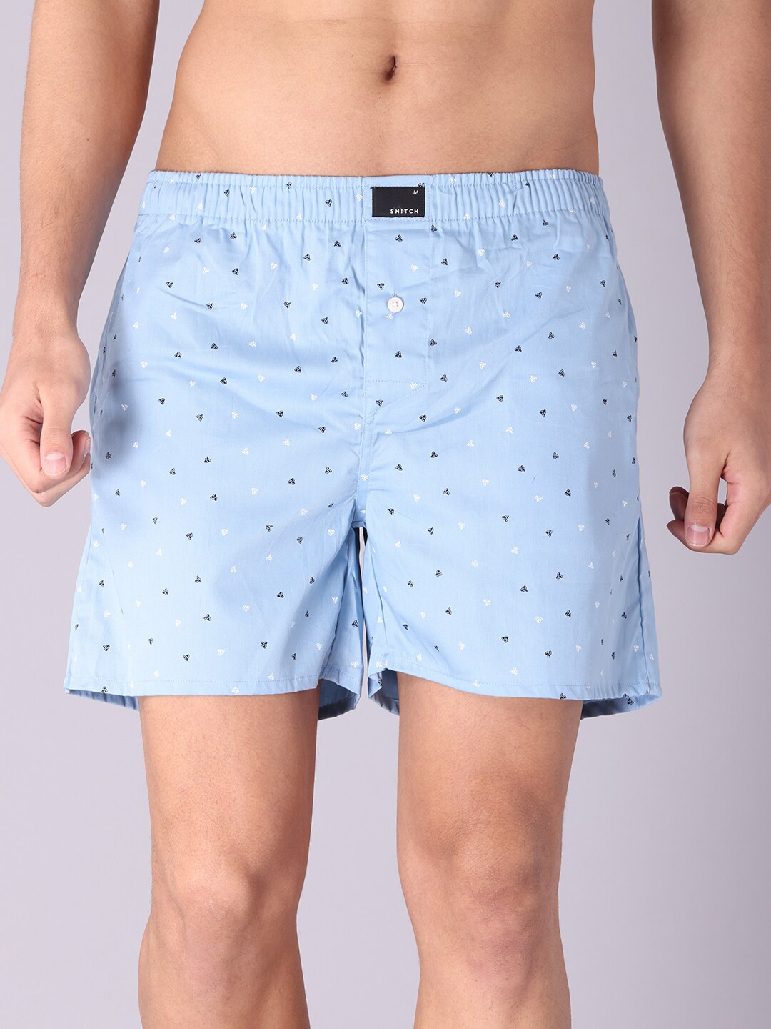 

Snitch Men Blue Printed Boxers 4MSBX9202-15