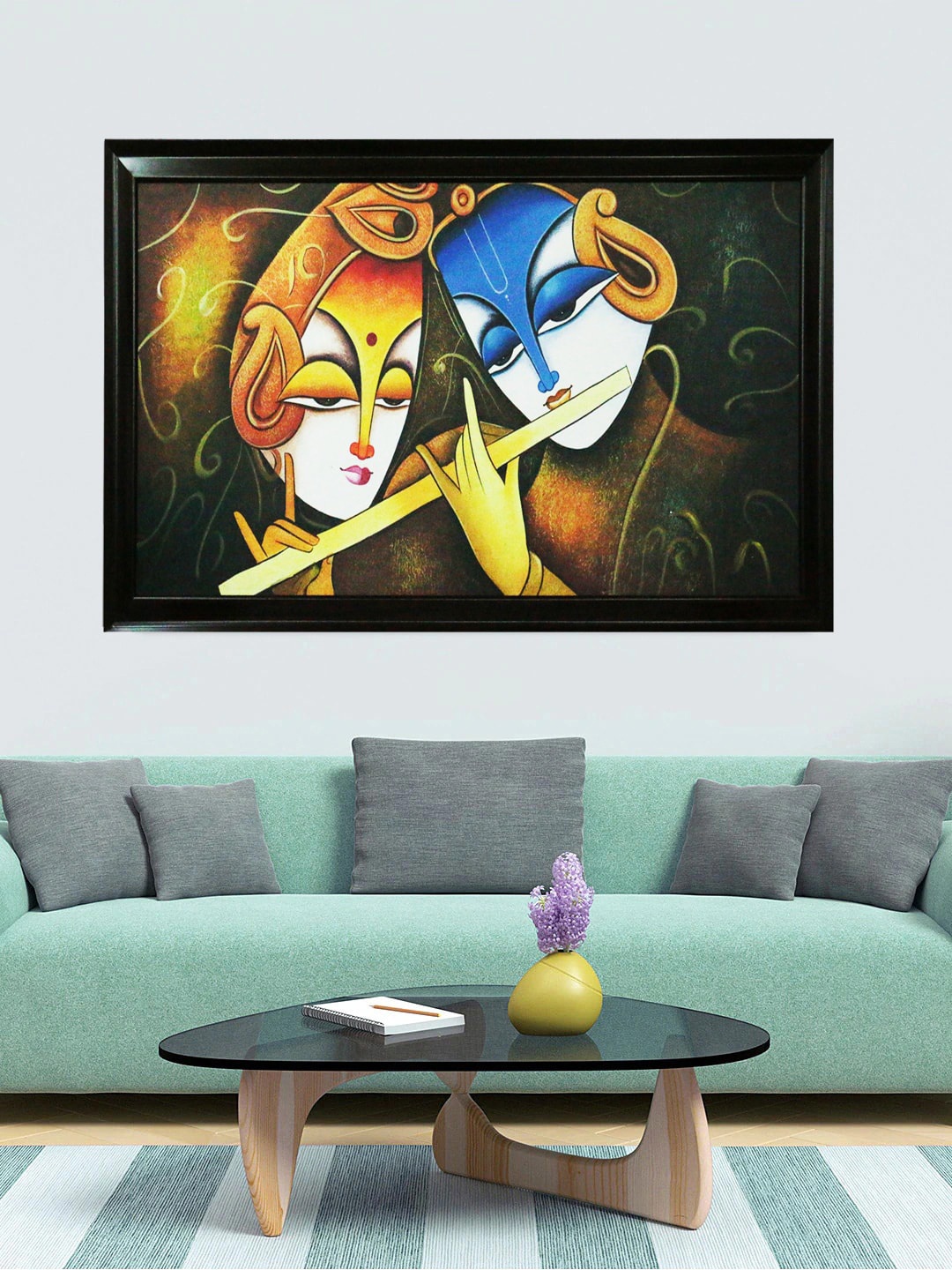 

Gallery99 Multicoloured Religious Handmade Oil Painting Wall Art, Multi
