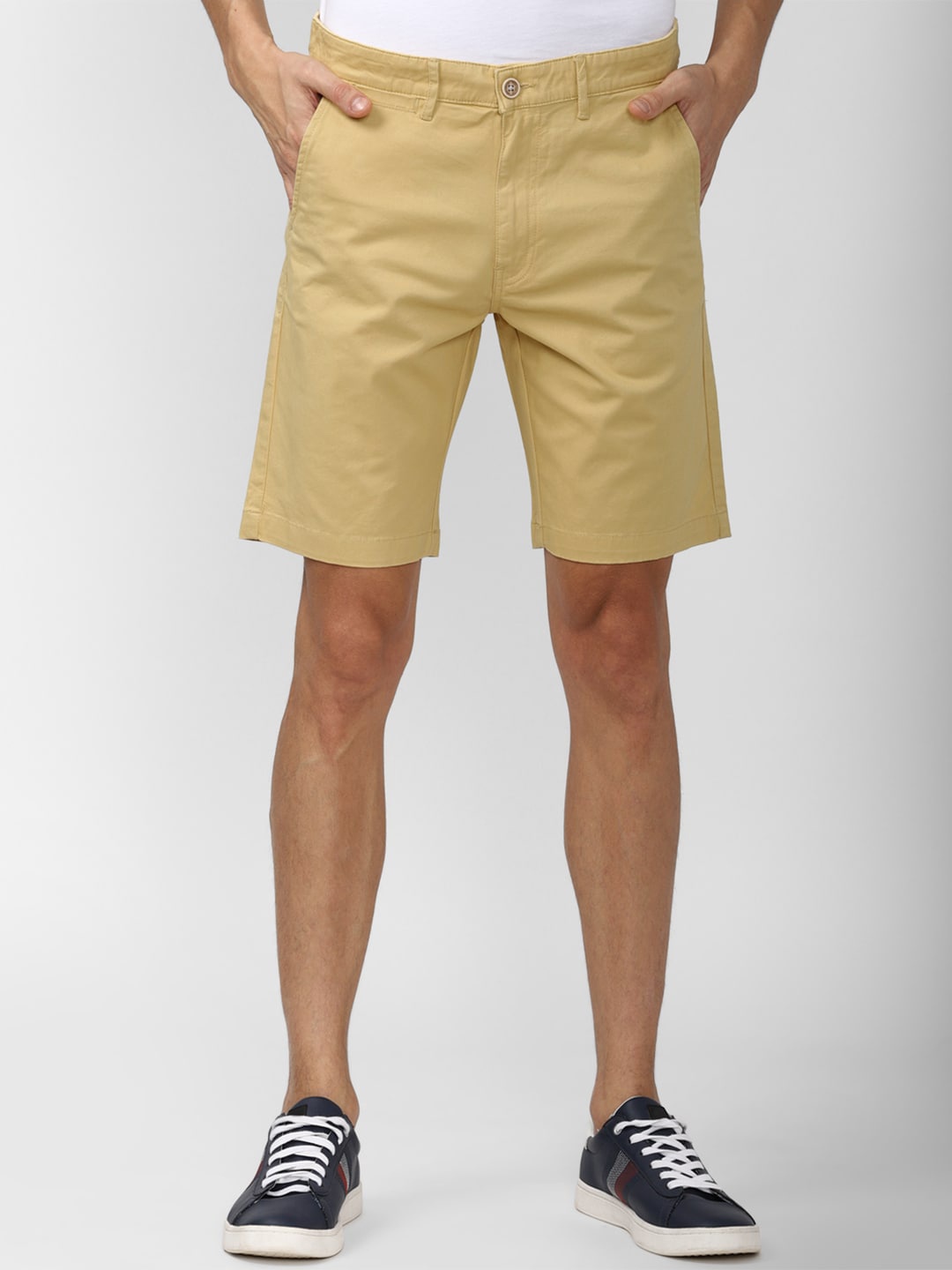 

Peter England Casuals Men Khaki Chino Shorts