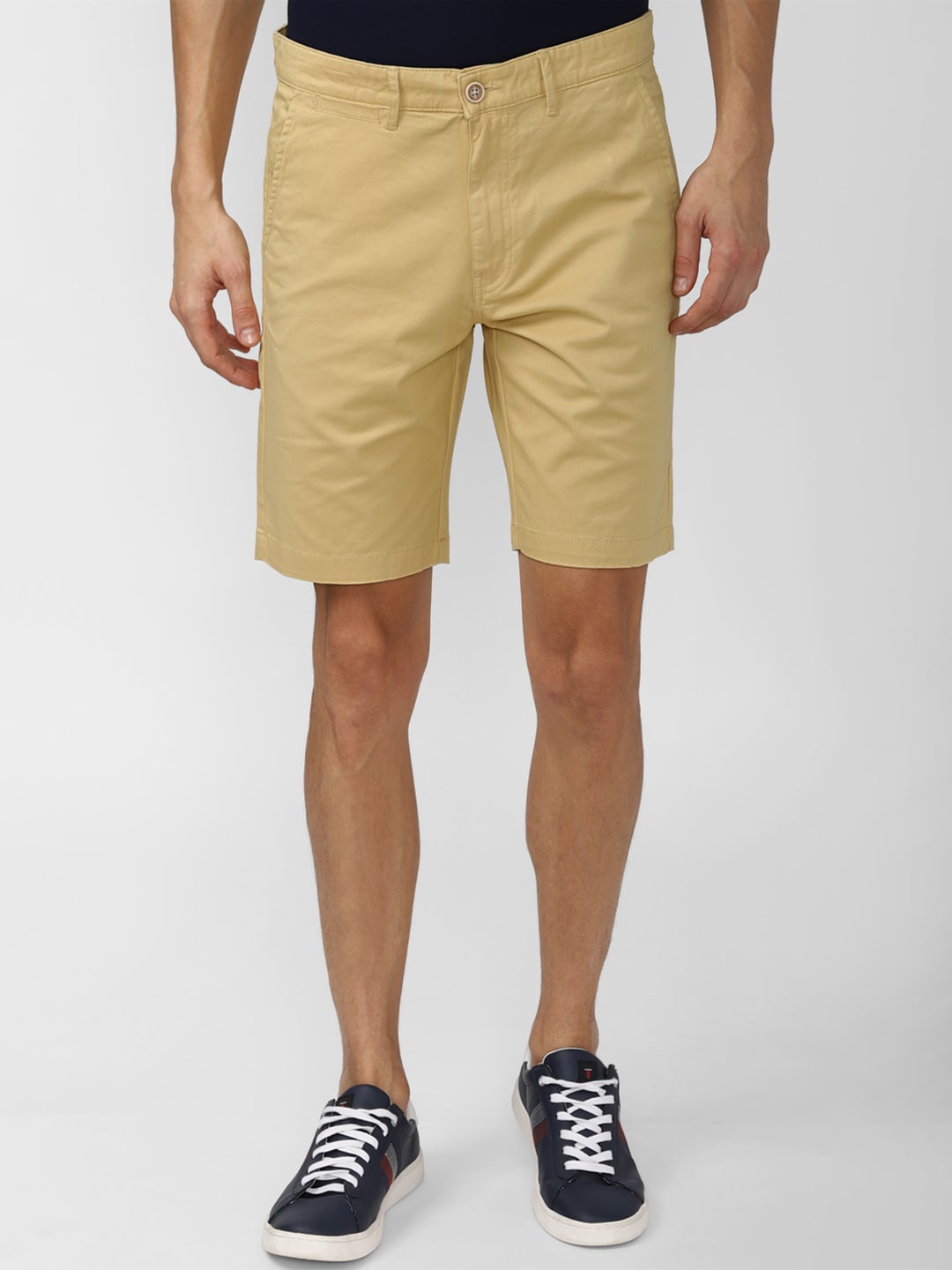 

Peter England Casuals Men Khaki Shorts