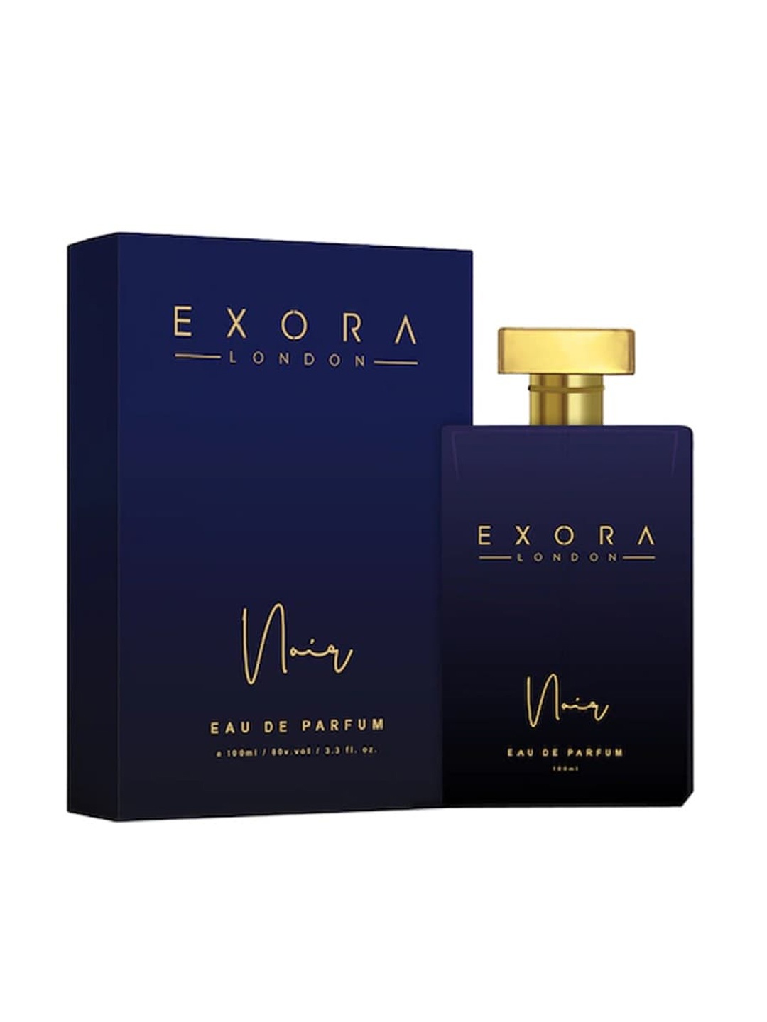 

EXORA Noir Long Lasting Eau De Parfum - 100 ml, Navy blue