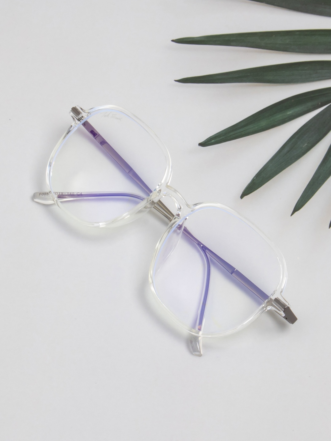 

Ted Smith Unisex Transparent Full Rim Round Frames