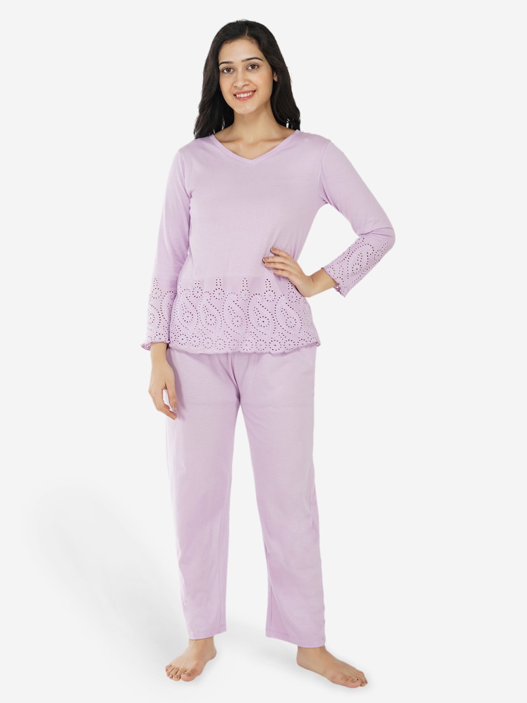 

ARTEMIS Women Purple Night Suit