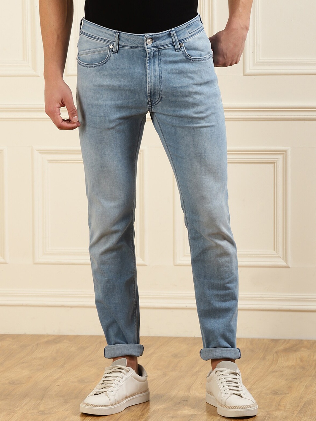 

Re-HasH Men Blue Heavy Fade Jeans