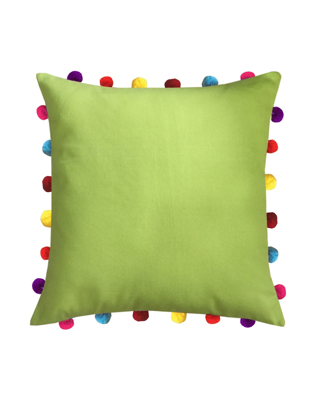 

Lushomes Green & Red Square Cushion Covers
