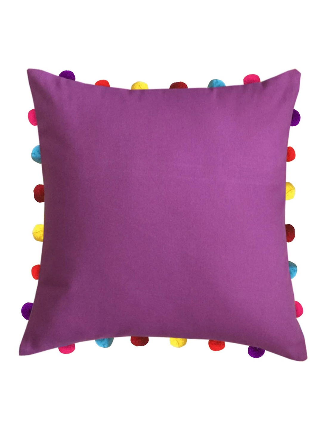 

Lushomes Purple & Yellow Square Cushion Covers