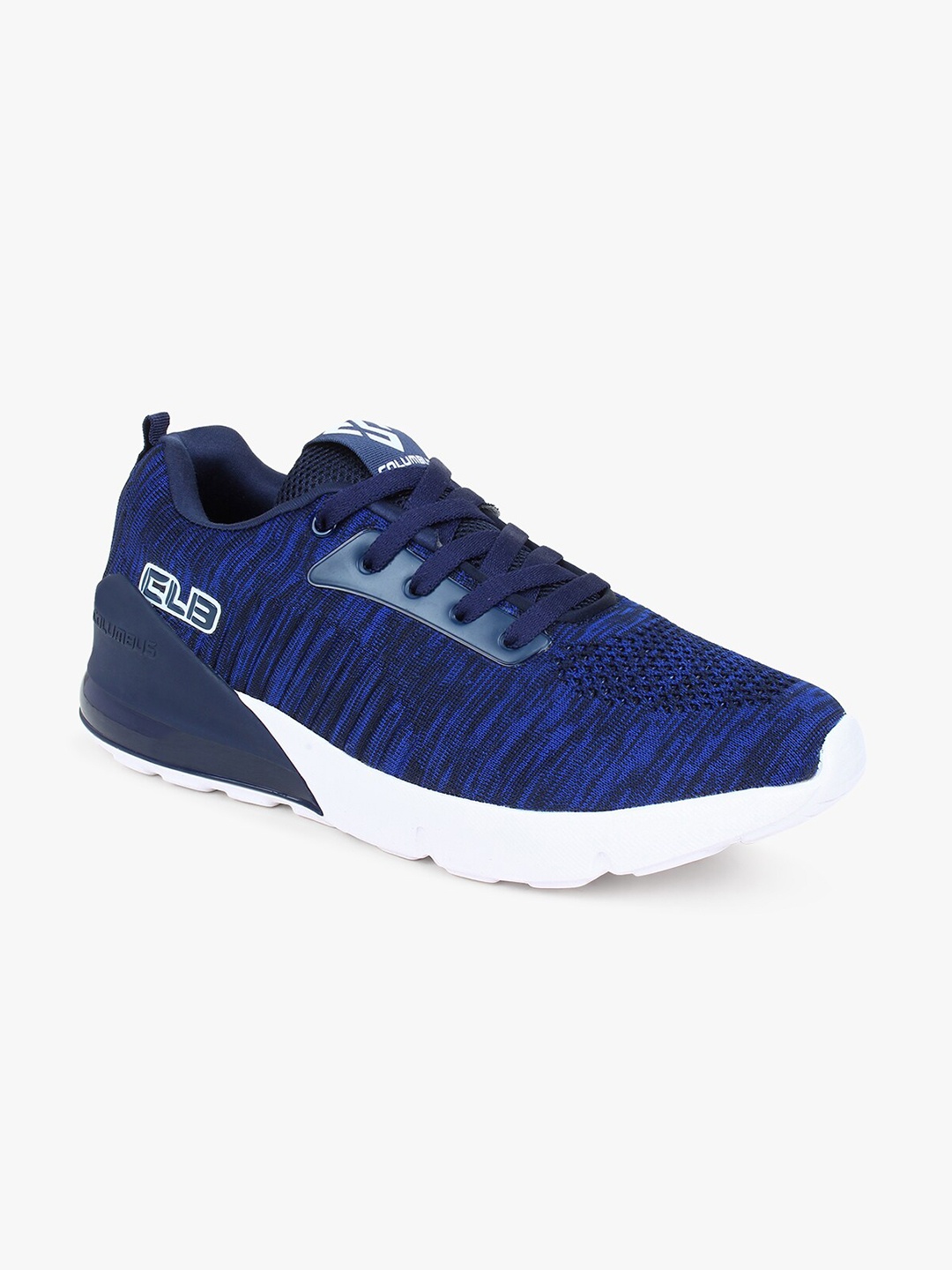 

Columbus Men Navy Blue Mesh Running Non-Marking Shoes