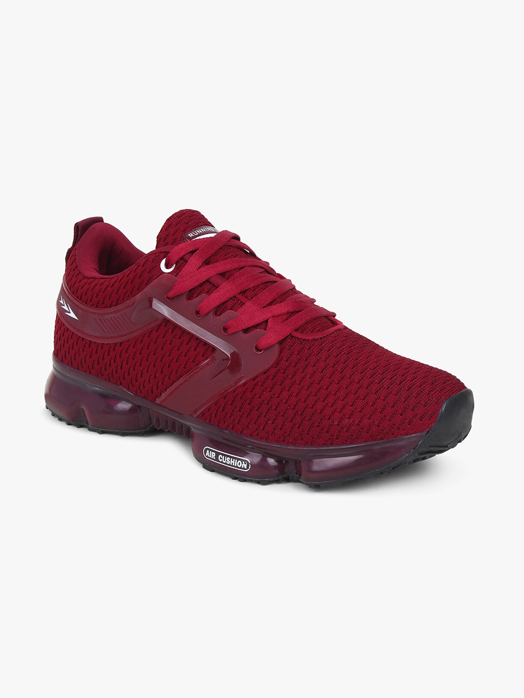 

Columbus Men Maroon Mesh Running Non-Marking Shoes