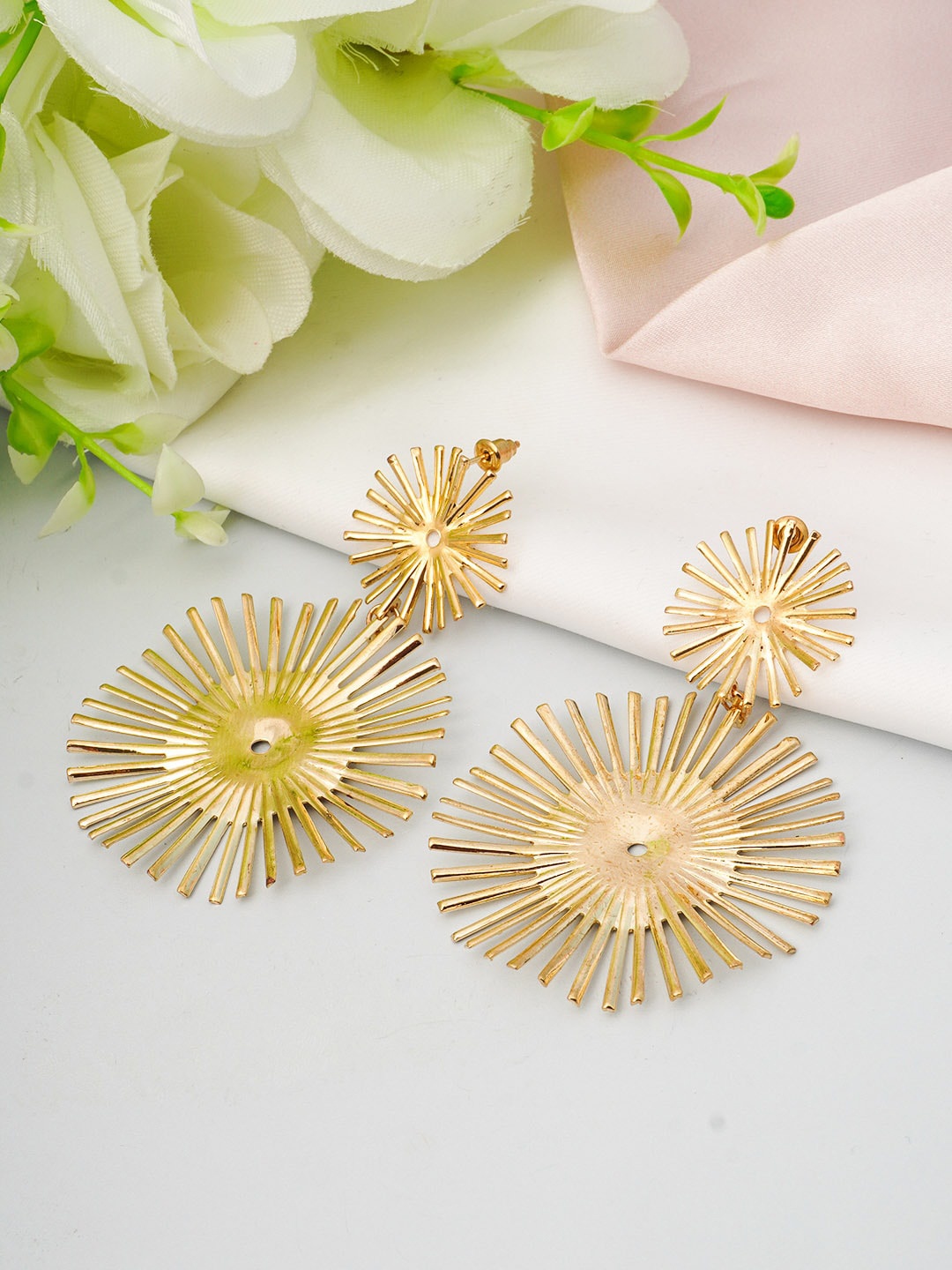 

Emmie Gold-Toned Contemporary Drop Earrings