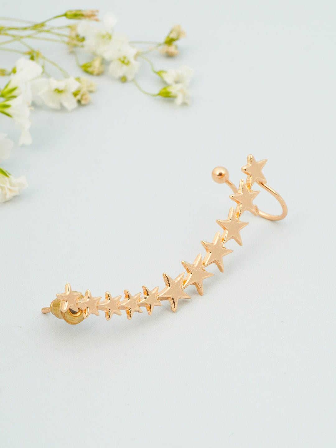 

Emmie Gold-Toned Contemporary Ear Cuff Earrings