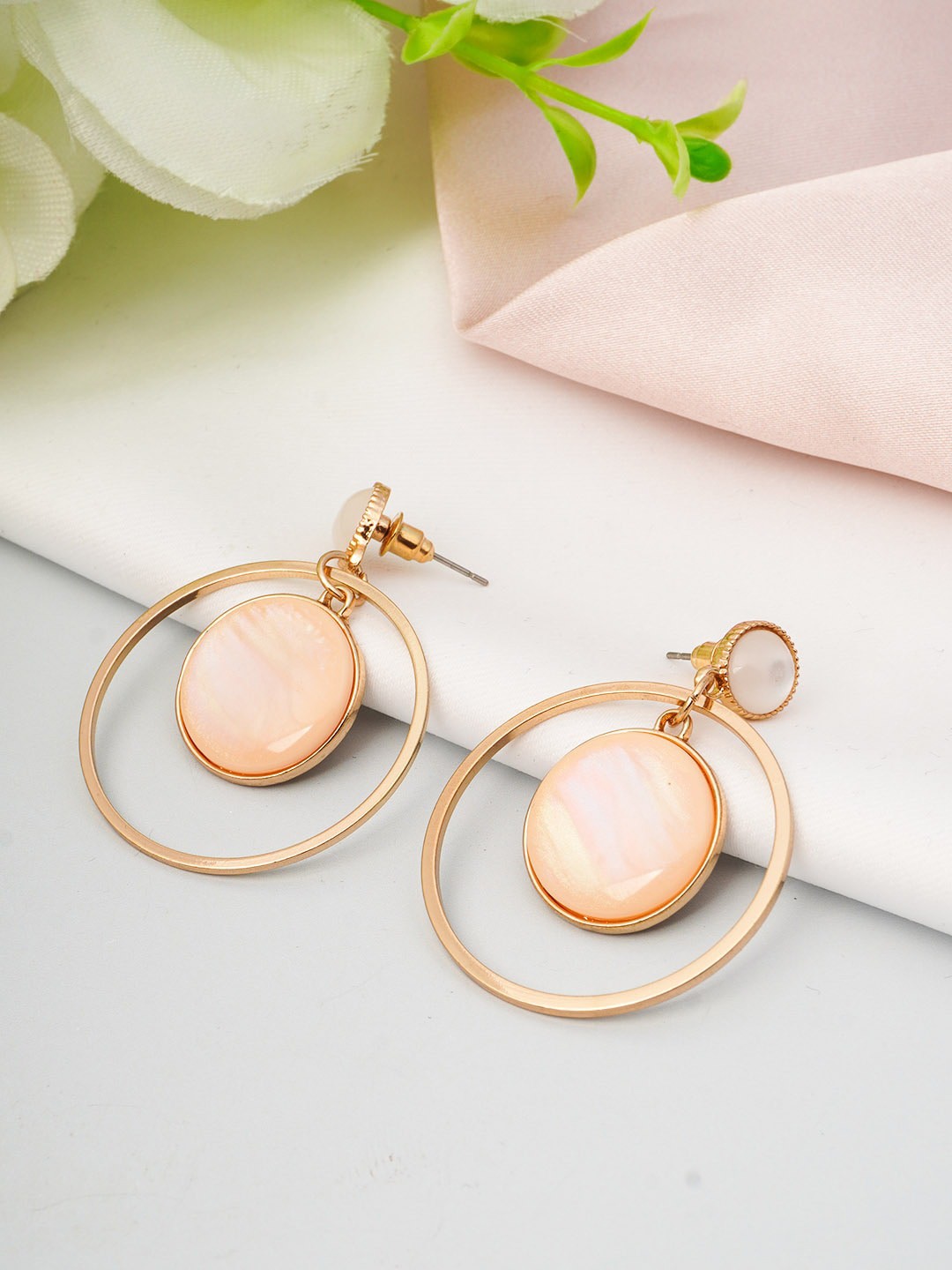 

Emmie Gold-Toned Contemporary Drop Earrings