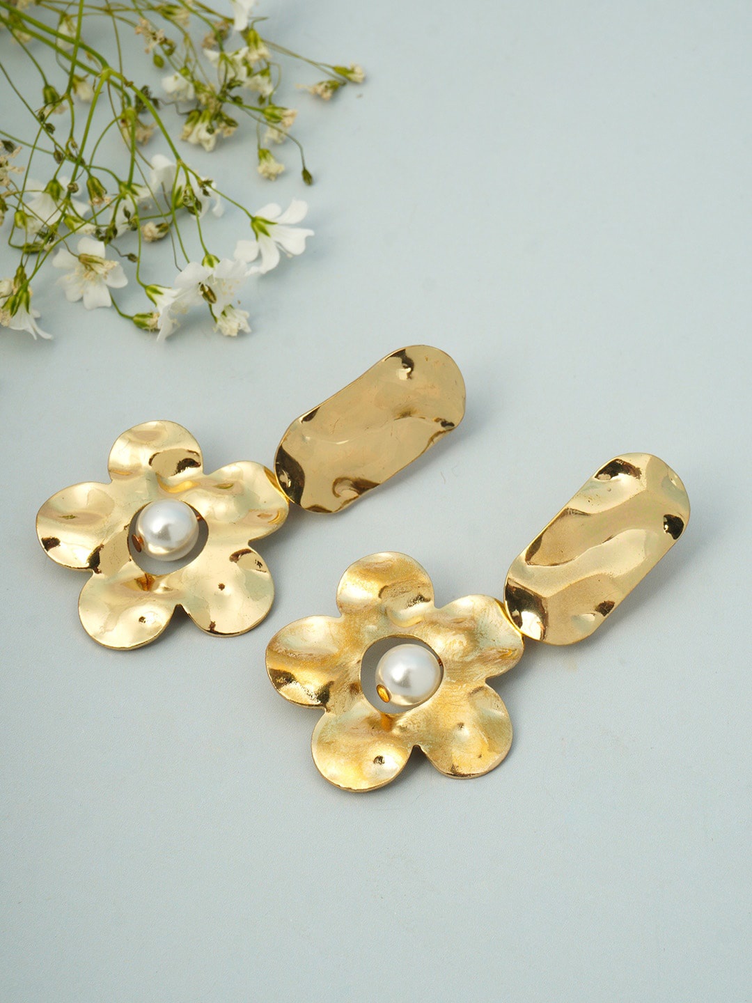 

Emmie Women Gold-Toned Contemporary Studs Earrings