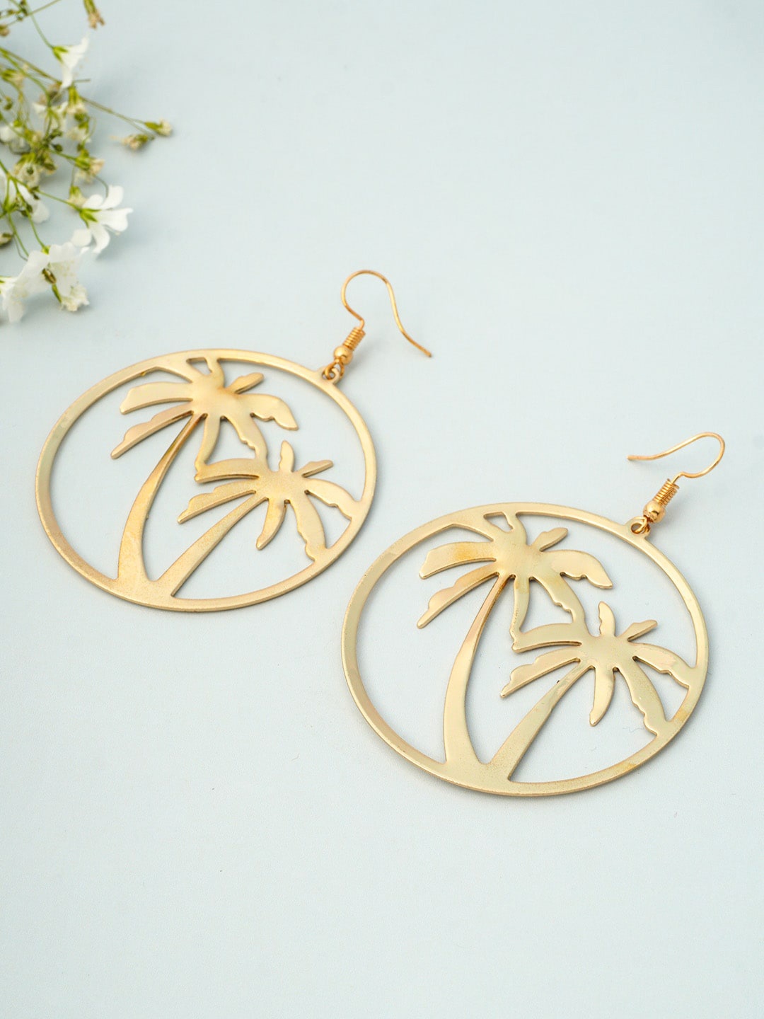 

Emmie Gold-Toned Contemporary Drop Earrings