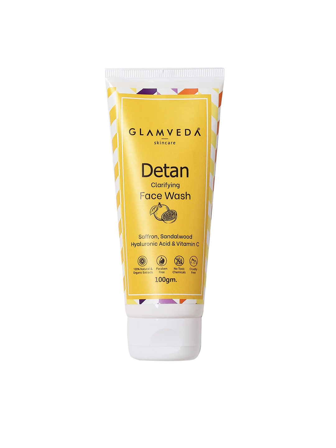 

GLAMVEDA Detan Face Wash 100g, Yellow