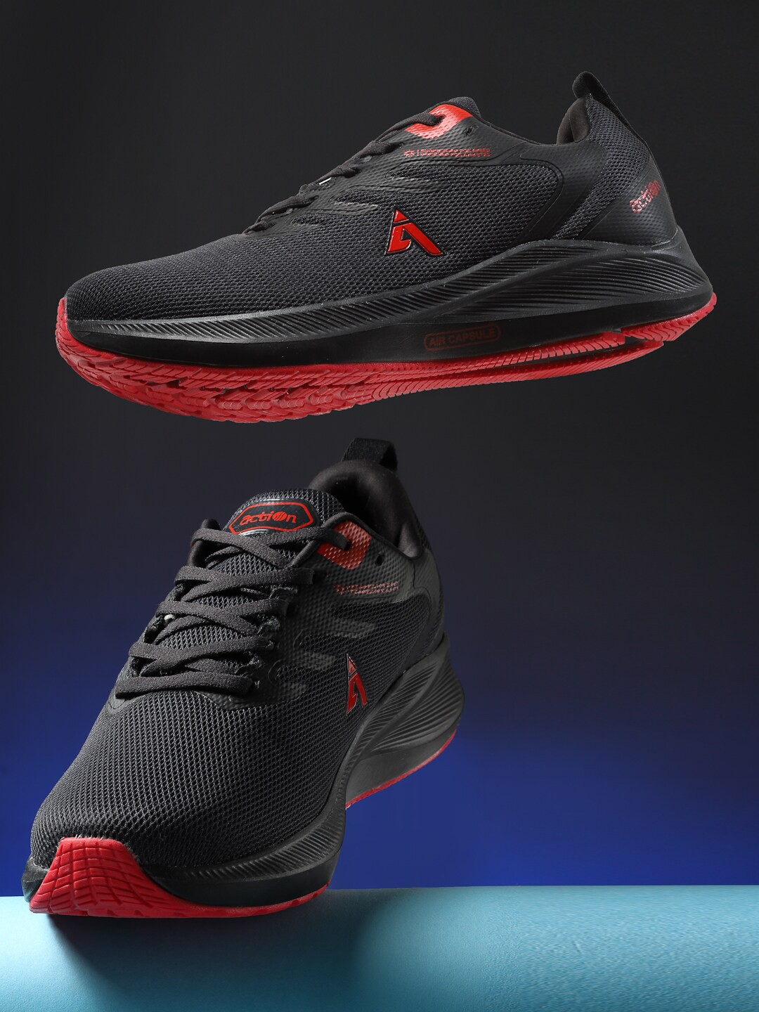 

Action Men Grey Mesh Running Shoes